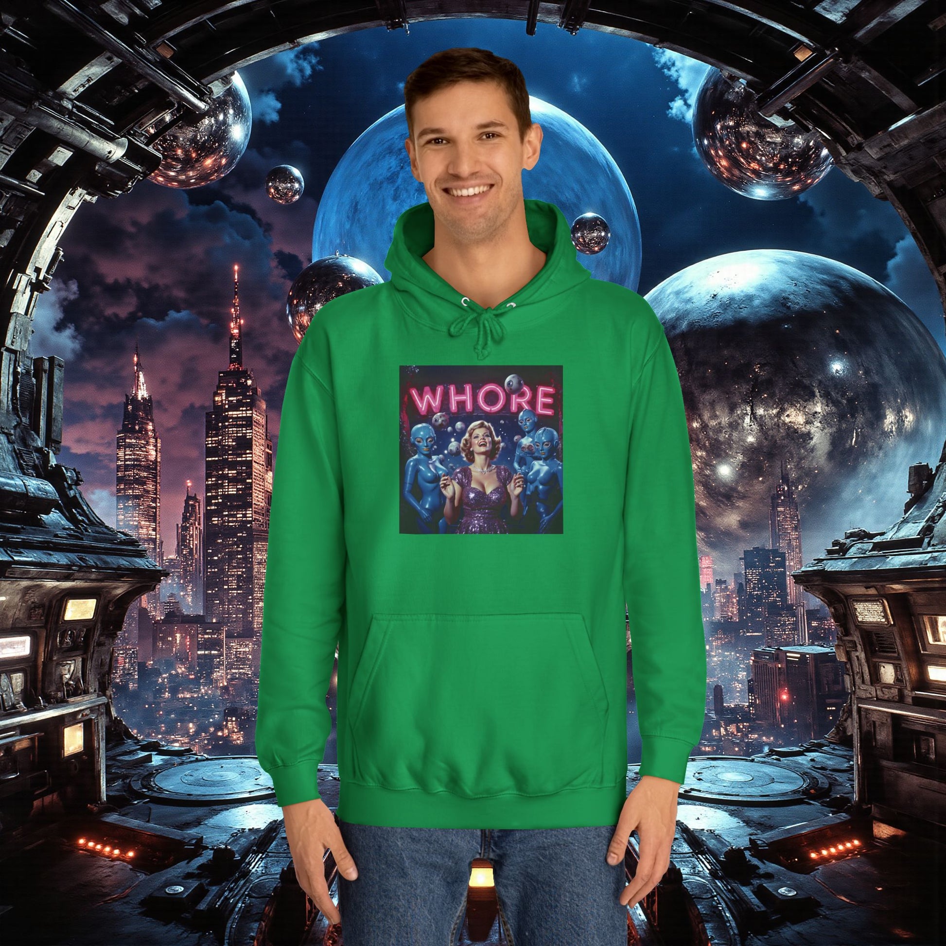 College Hoodie | WHORE