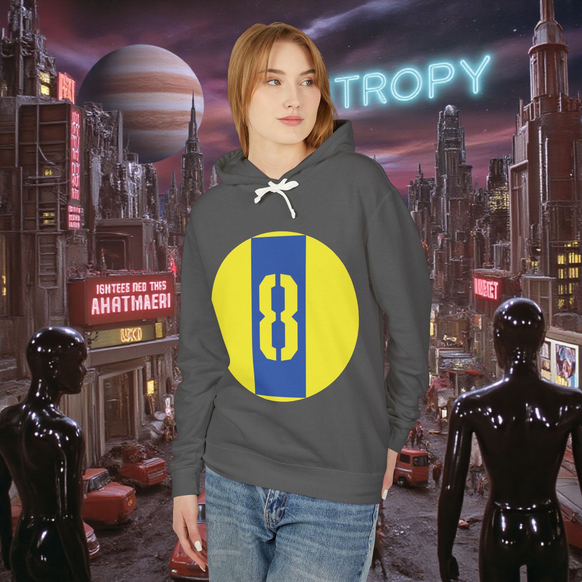 Hoodie Sweatshirt | 8 | Blue