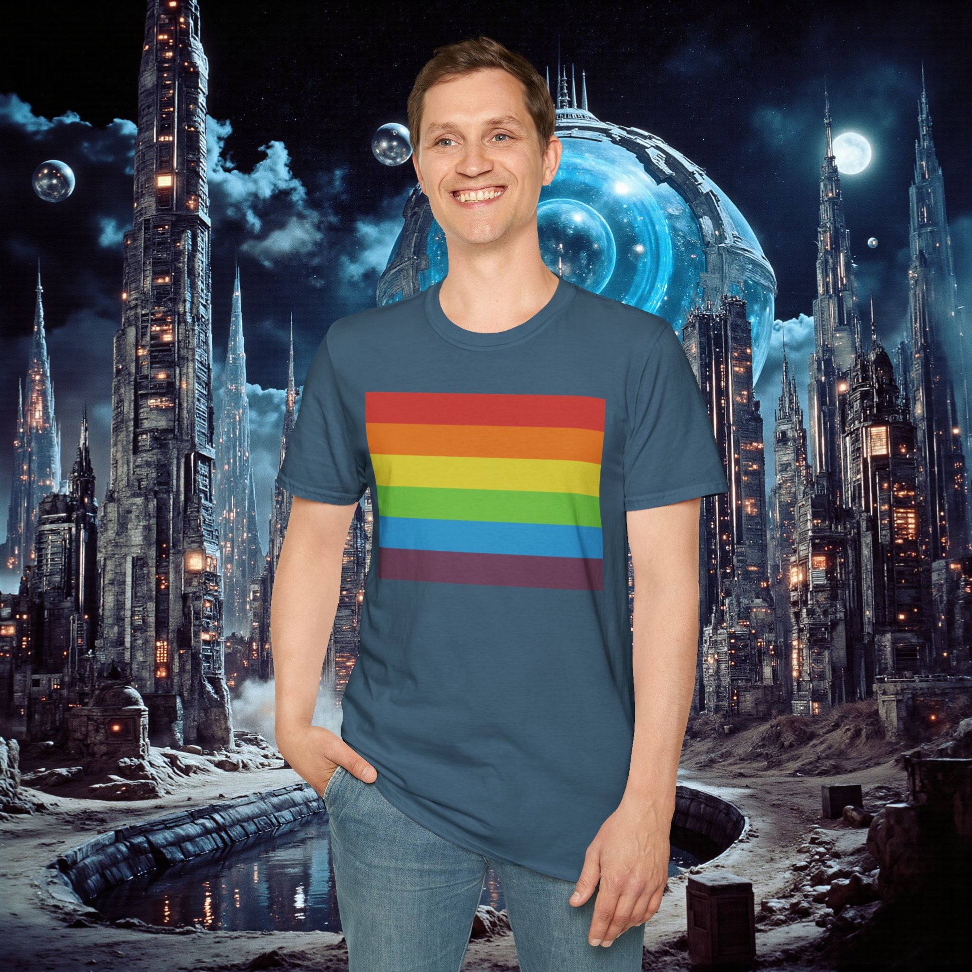 T-Shirt | Vintage Pride Flag