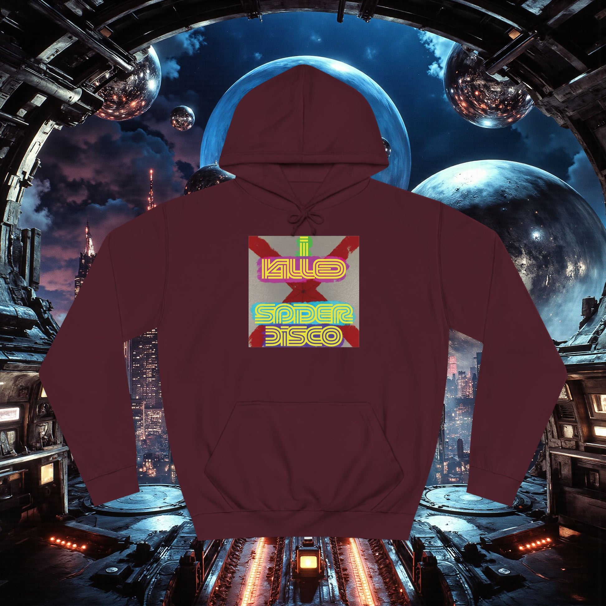 College Hoodie | I Killed Spider Disco