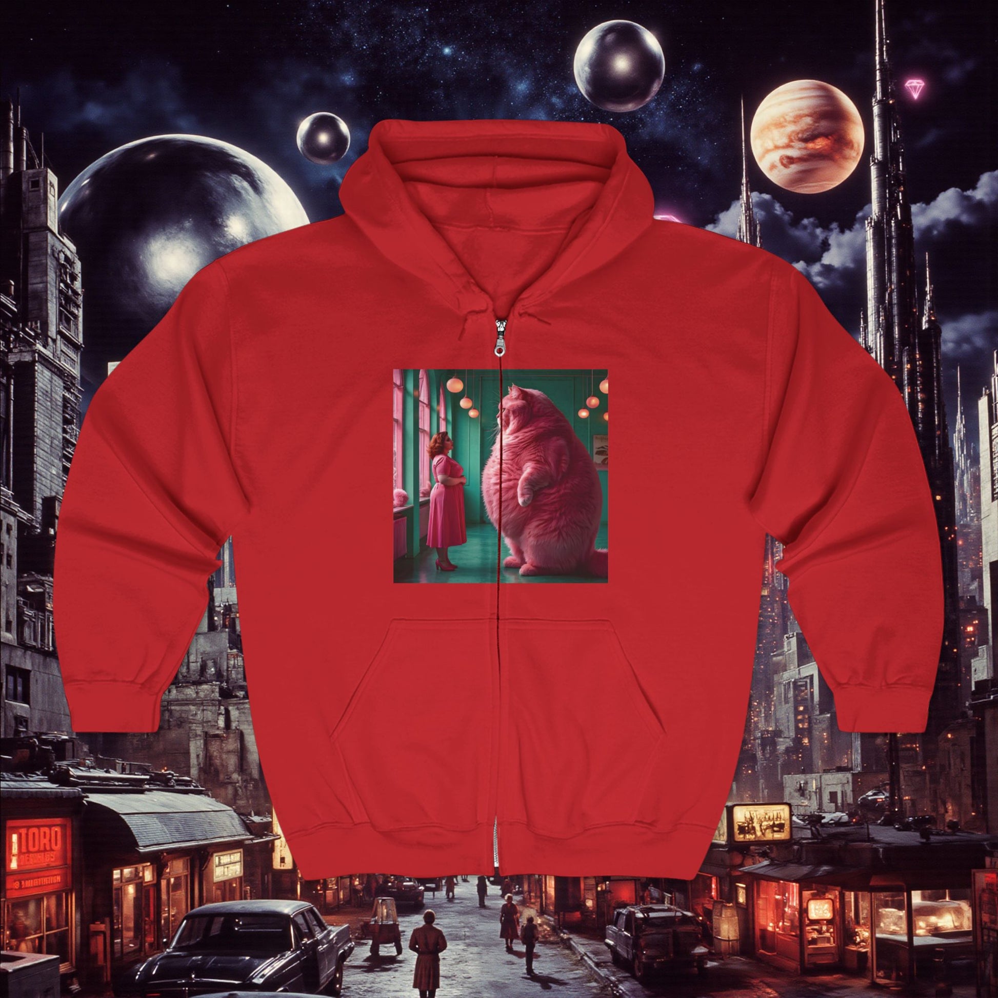 Zip Hoodie | Pink Pussy