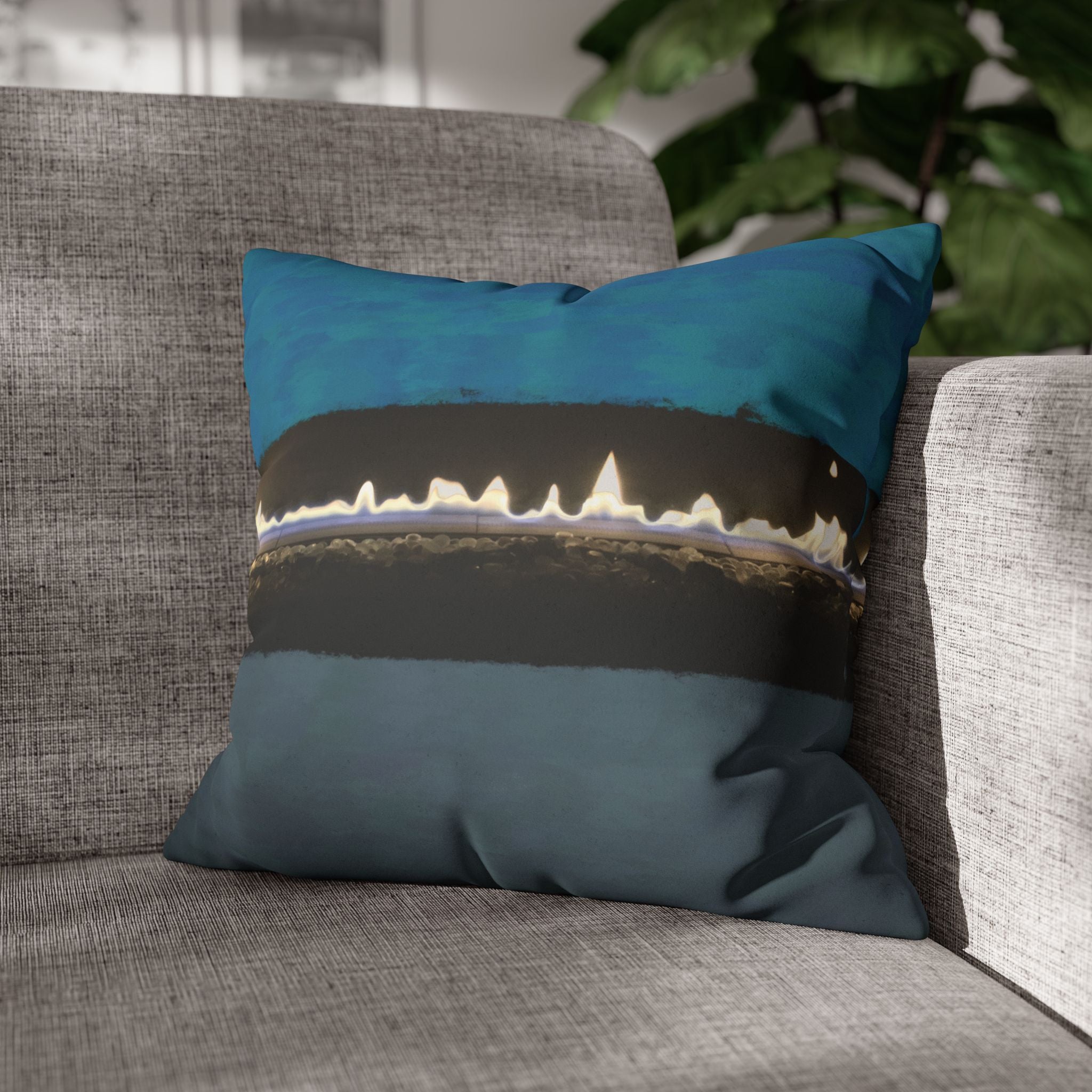Pillow Case | Faux Suede | Matte Fire