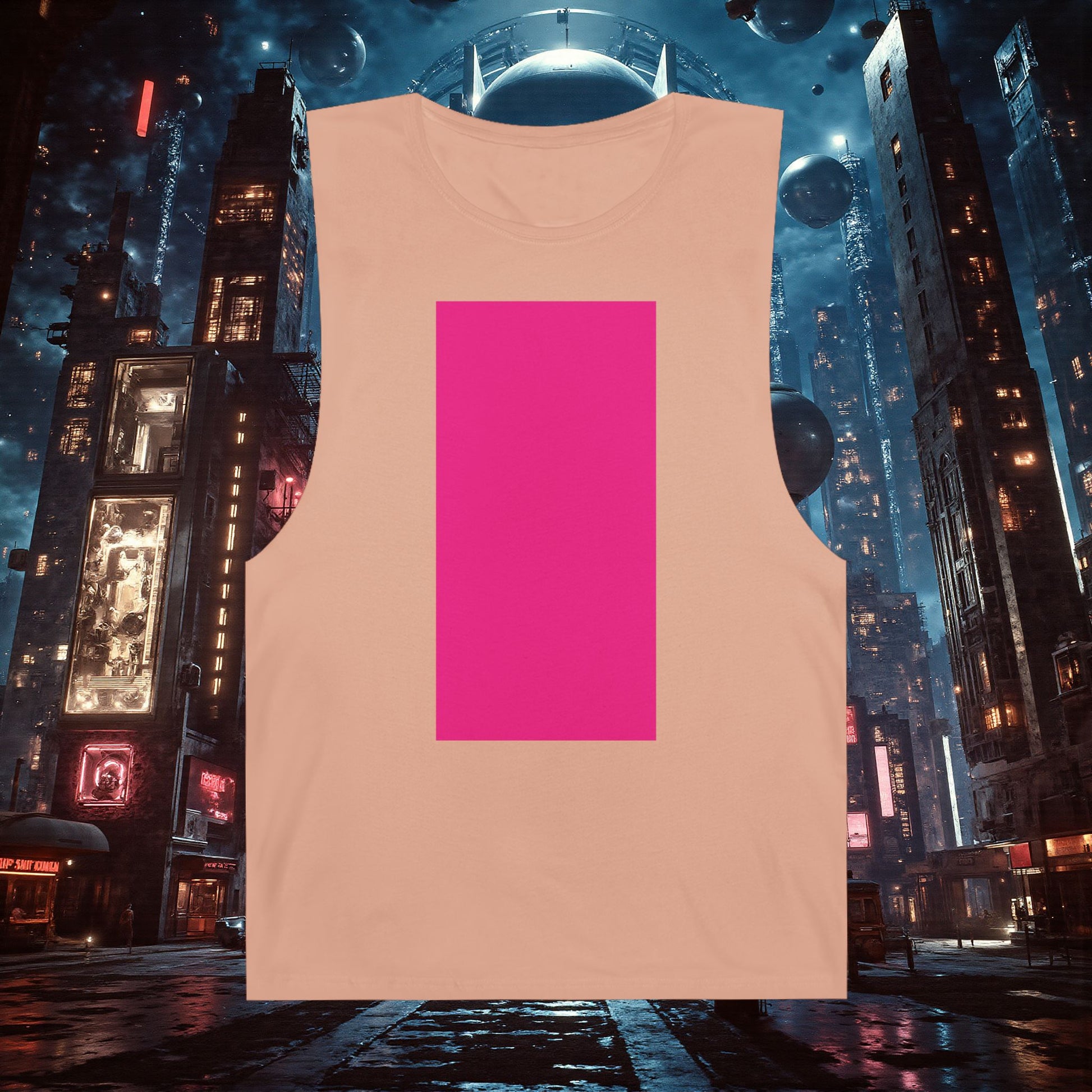 Muscle Tank | Bright Pink