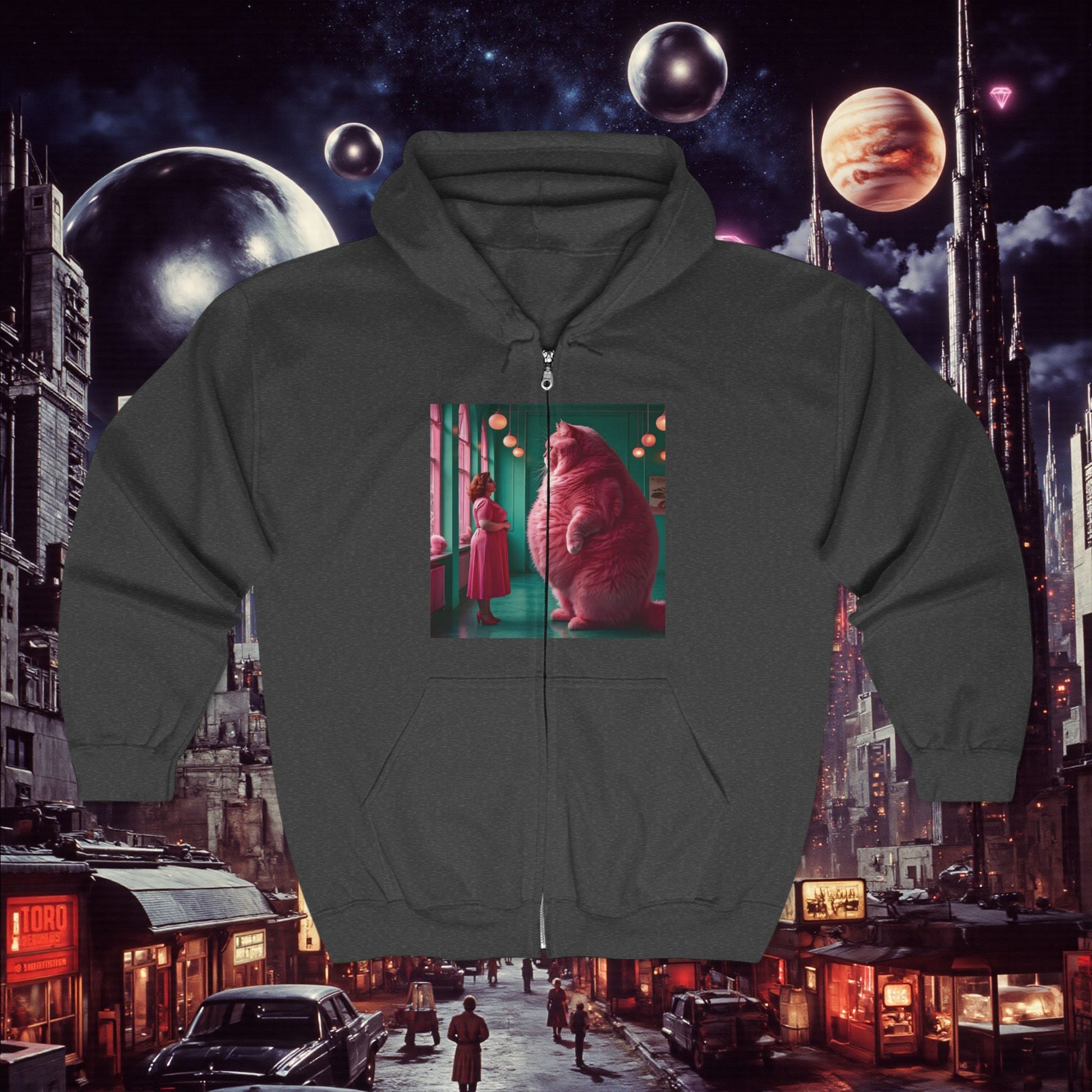Zip Hoodie | Pink Pussy