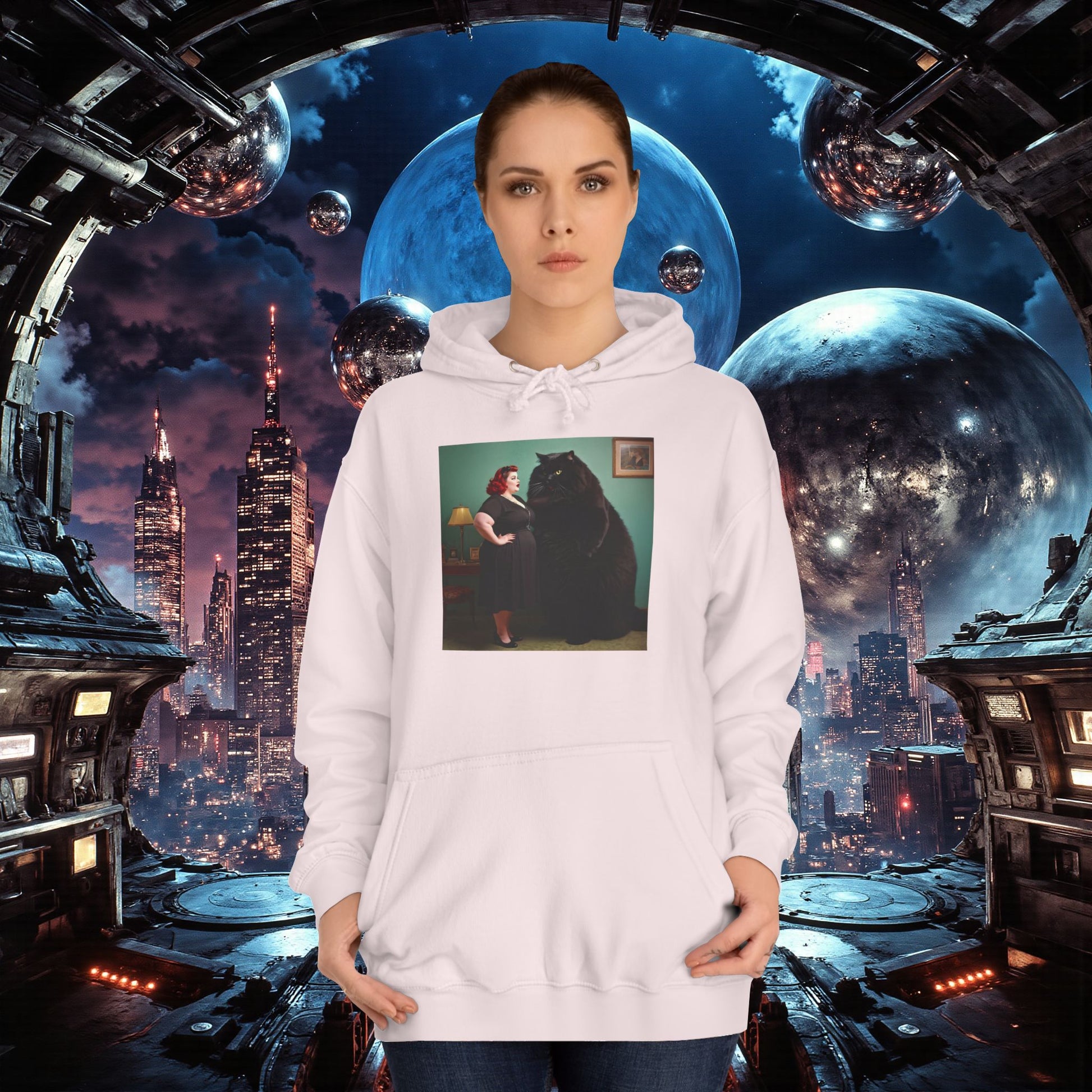 College Hoodie | Black Pussy