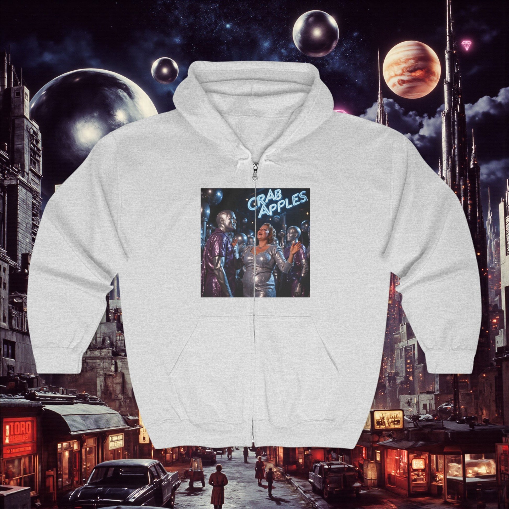 Zip Hoodie | Crab Apples