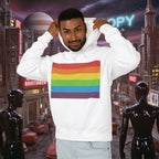 Hoodie Sweatshirt | Vintage Pride Flag
