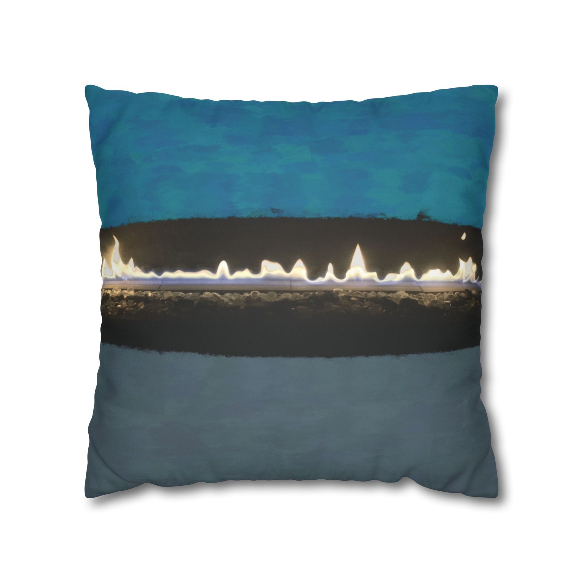 Pillow Case | Faux Suede | Matte Fire