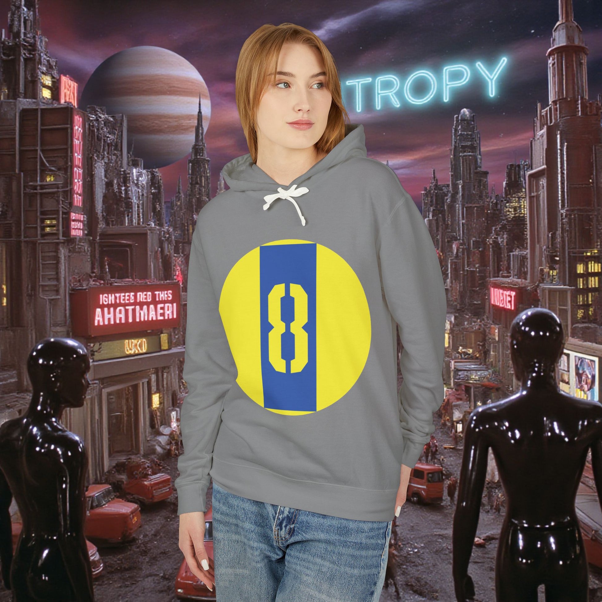 Hoodie Sweatshirt | 8 | Blue