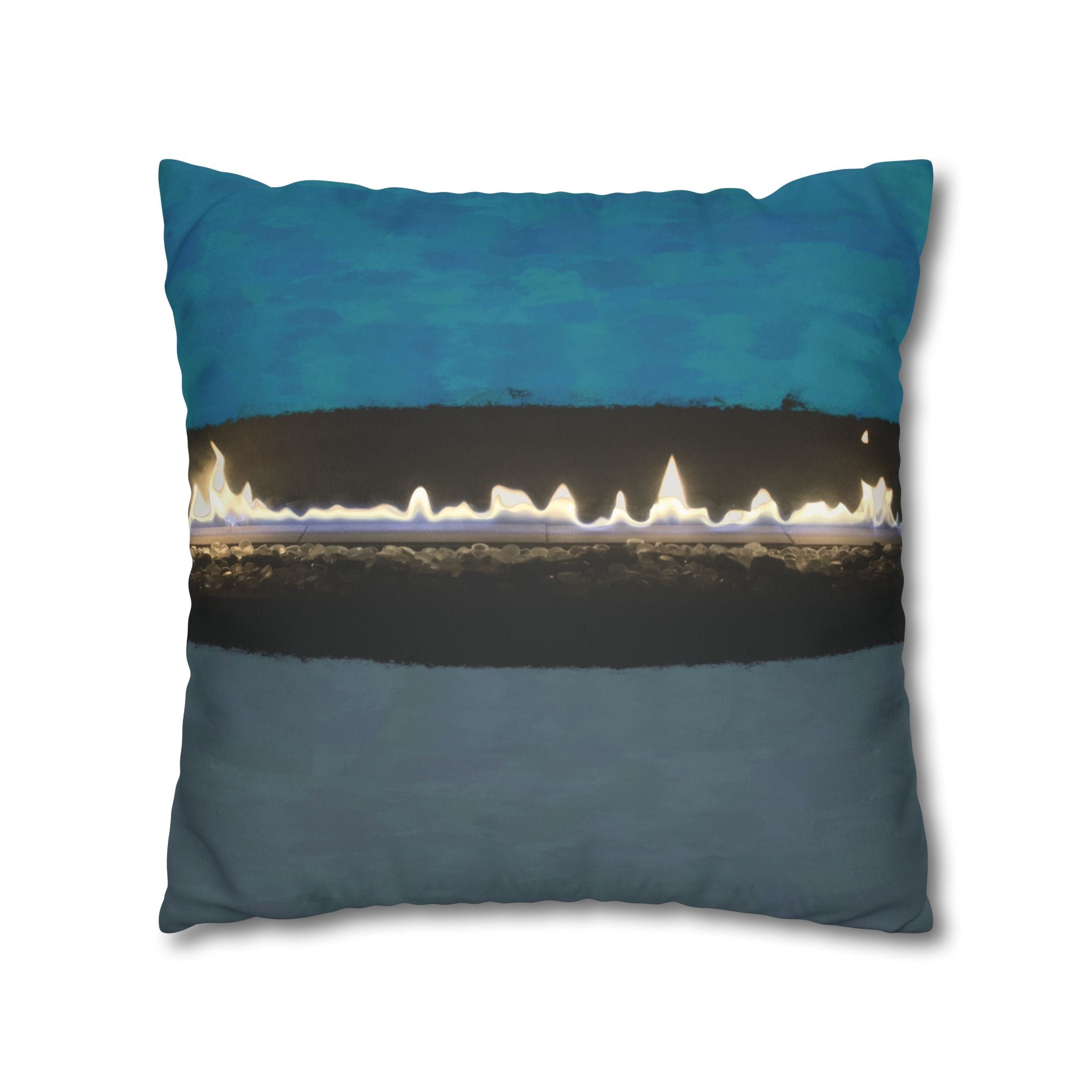 Pillow Case | Faux Suede | Matte Fire