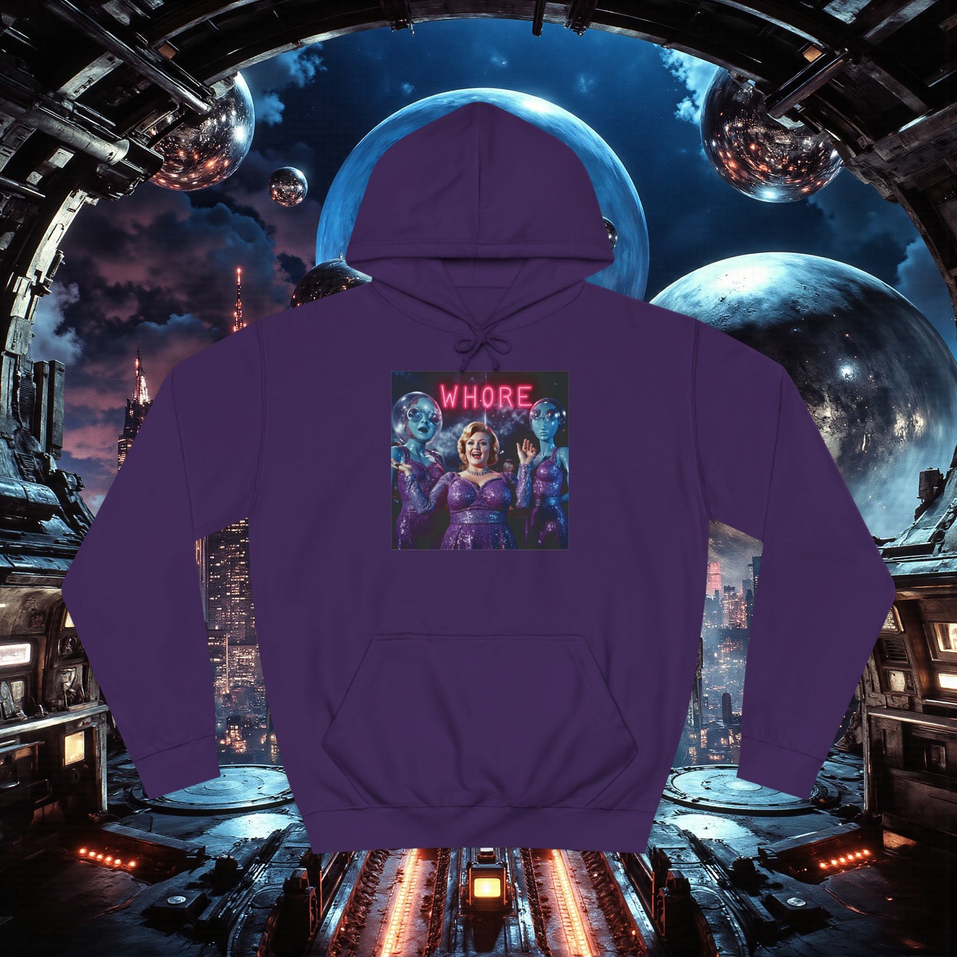 College Hoodie | WHORE