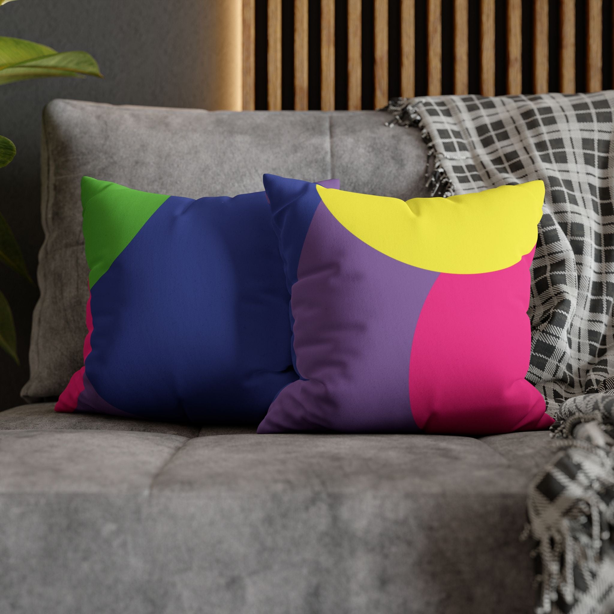 Pillow Case | Faux Suede | Color War