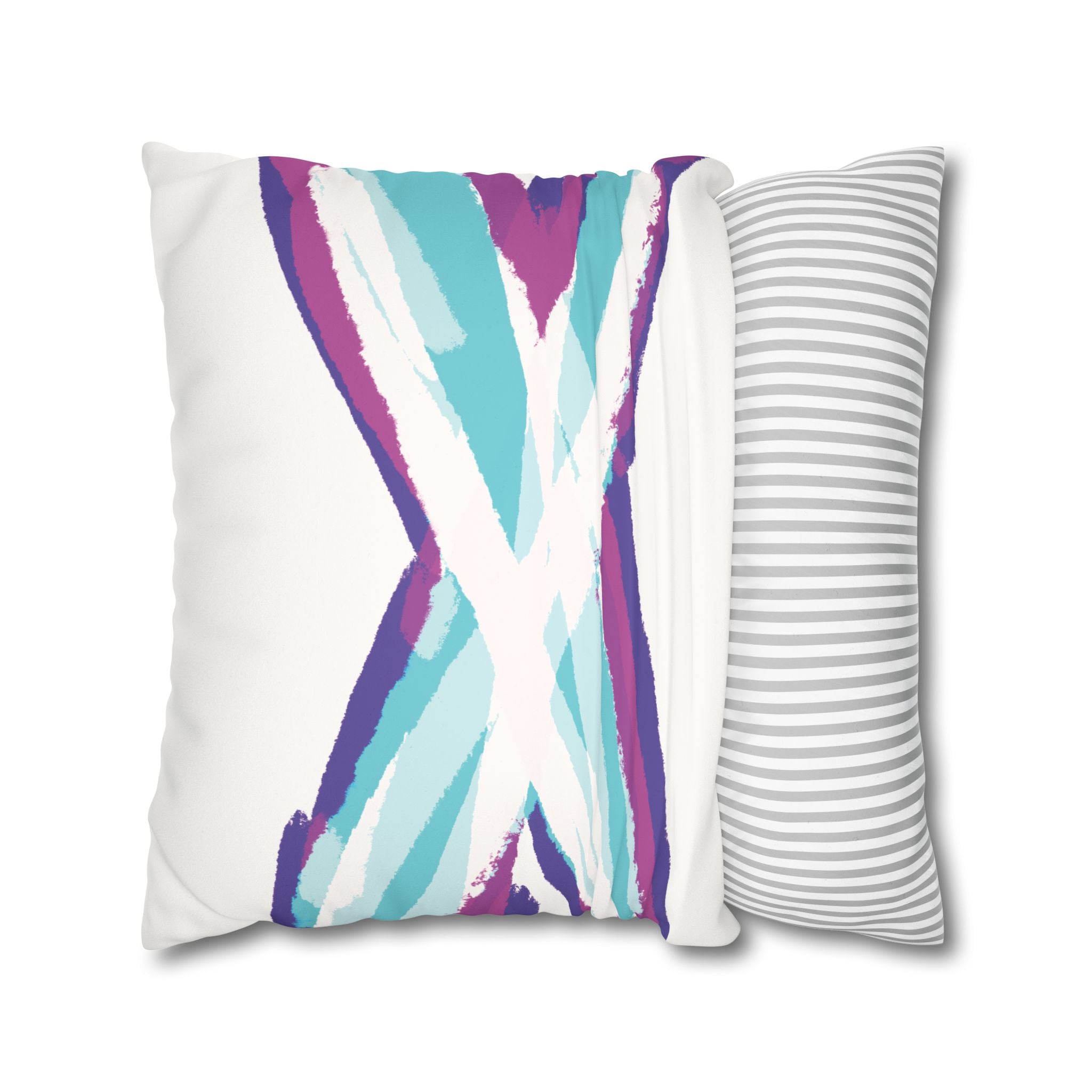 Pillow Case | Faux Suede | X