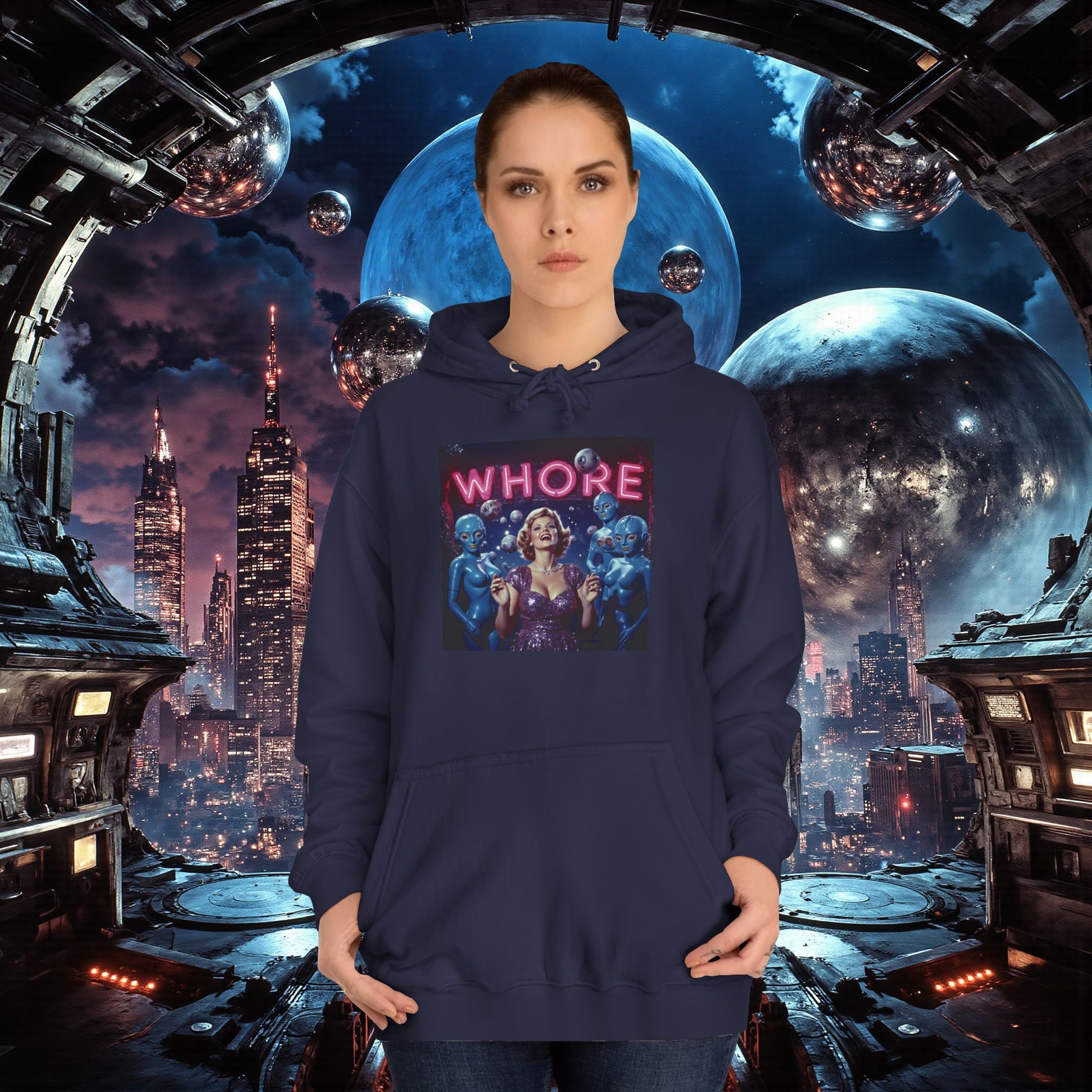 College Hoodie | WHORE