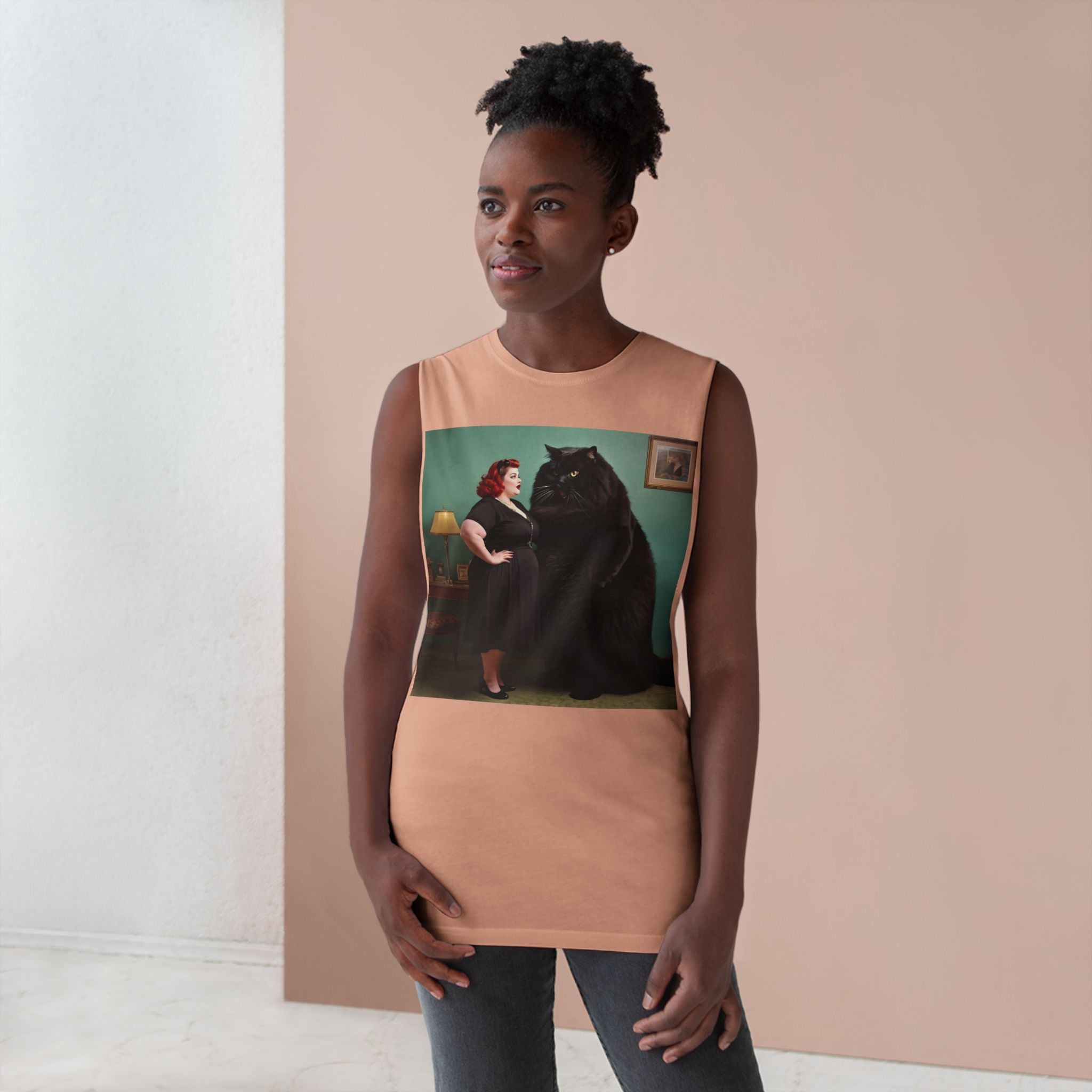 Muscle Tank | Black Pussy