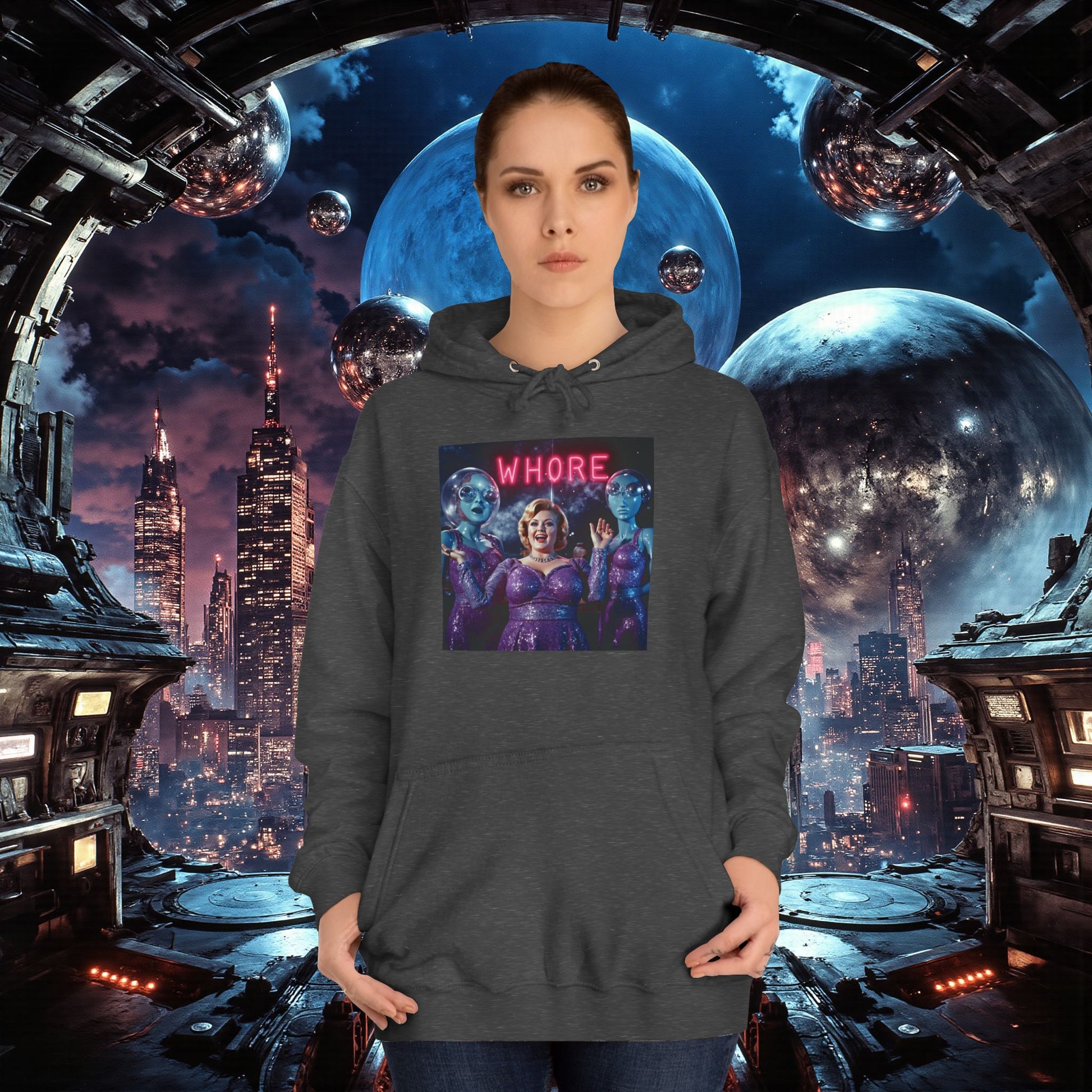 College Hoodie | WHORE