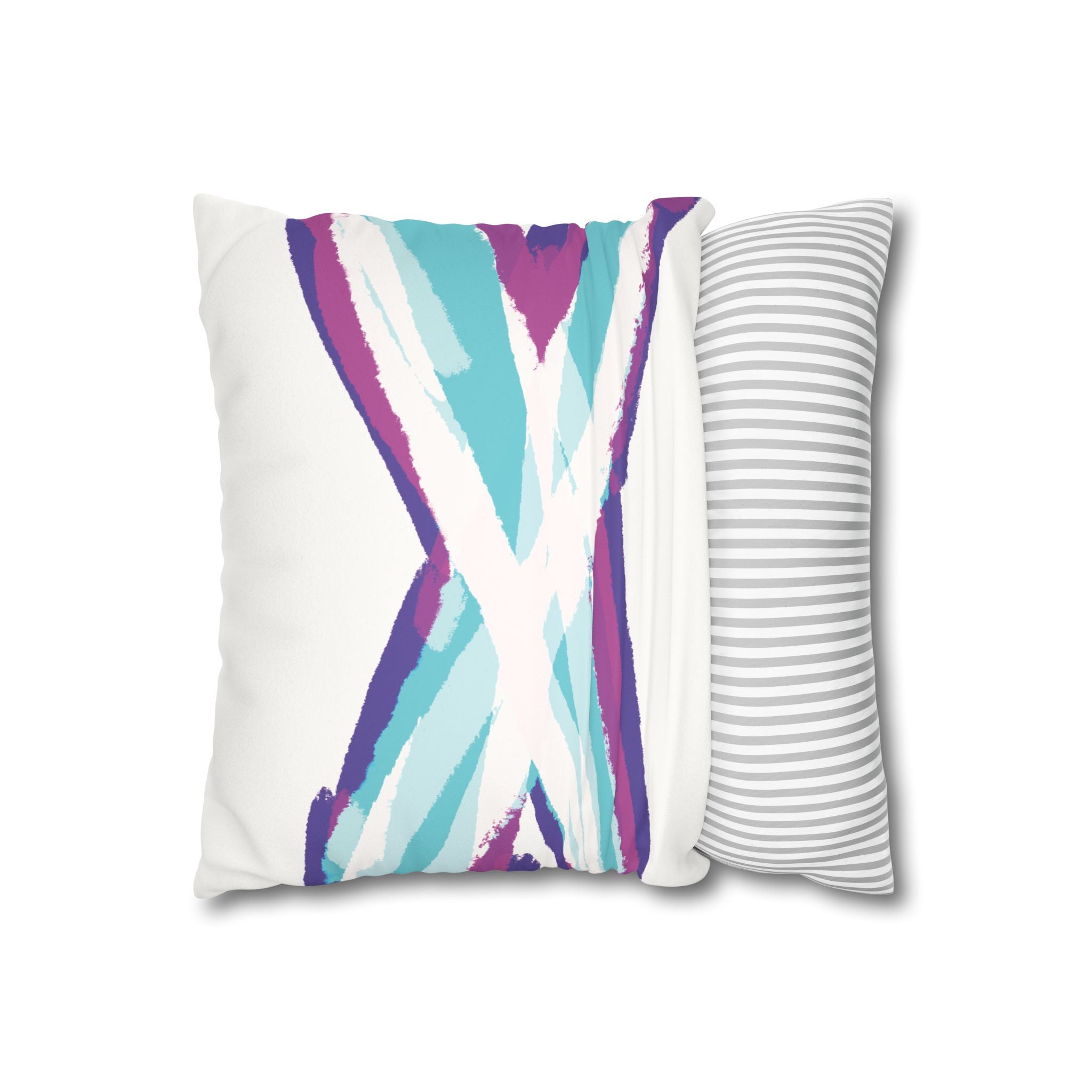 Pillow Case | Faux Suede | X
