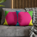 Pillow Case | Faux Suede | Color War