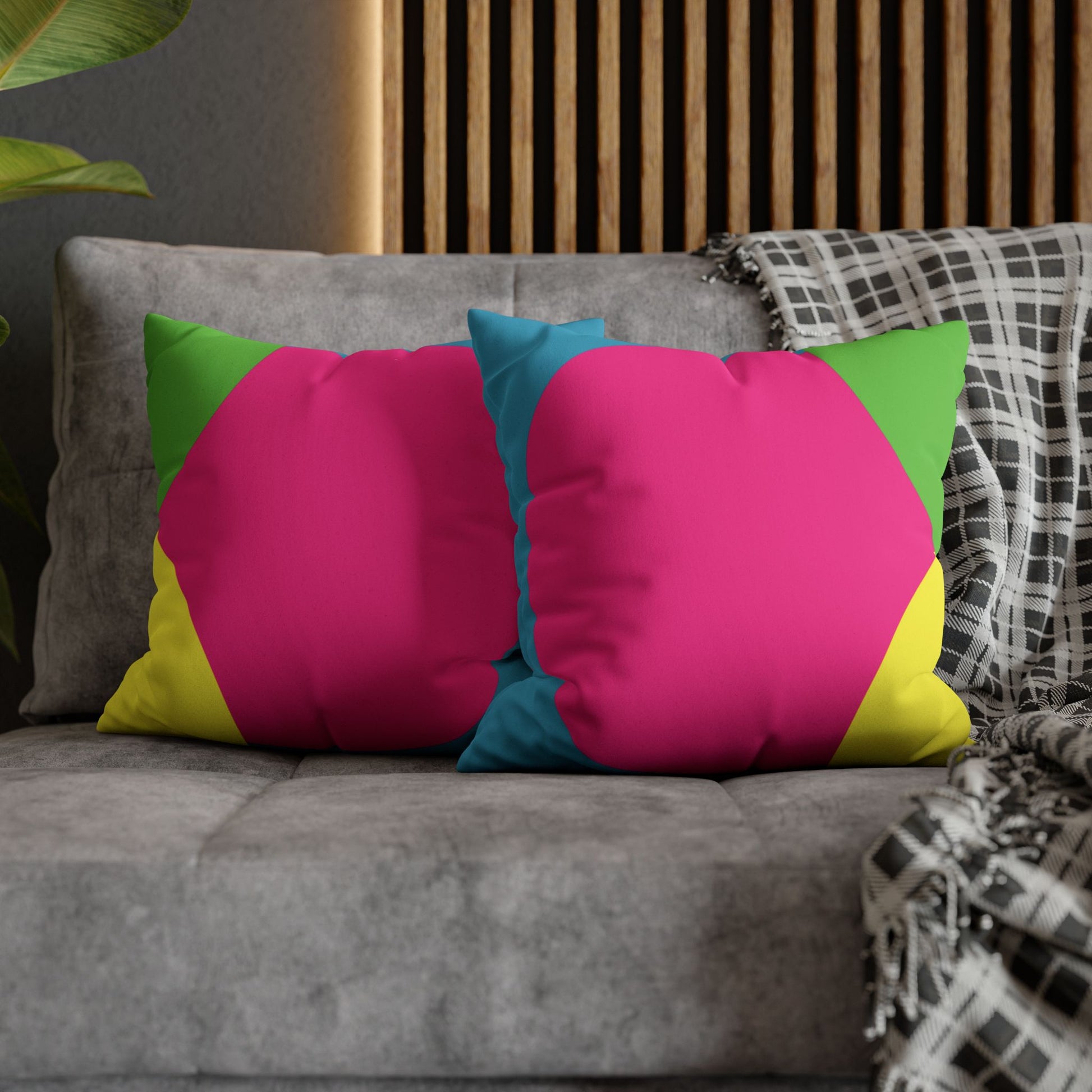 Pillow Case | Faux Suede | Color War