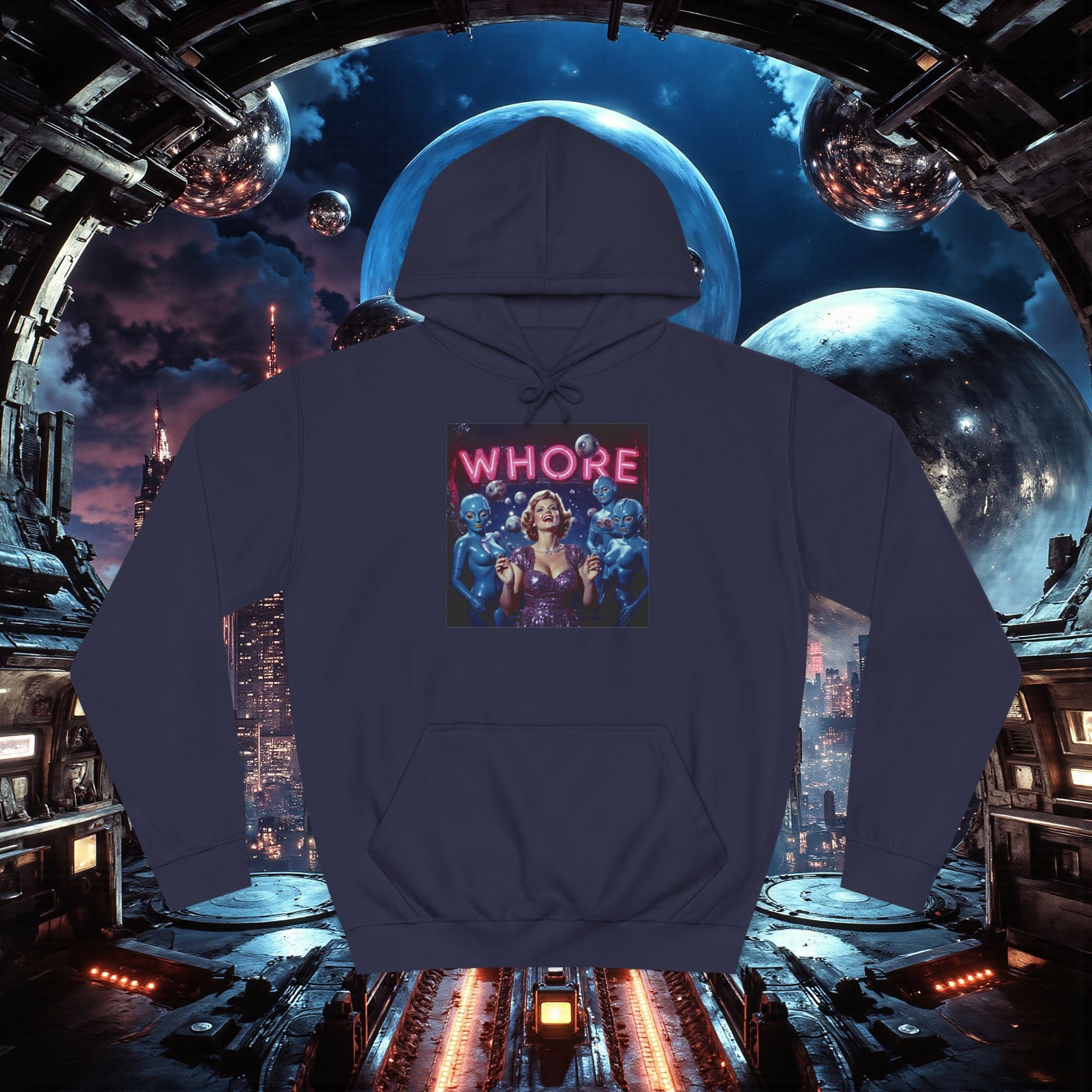College Hoodie | WHORE