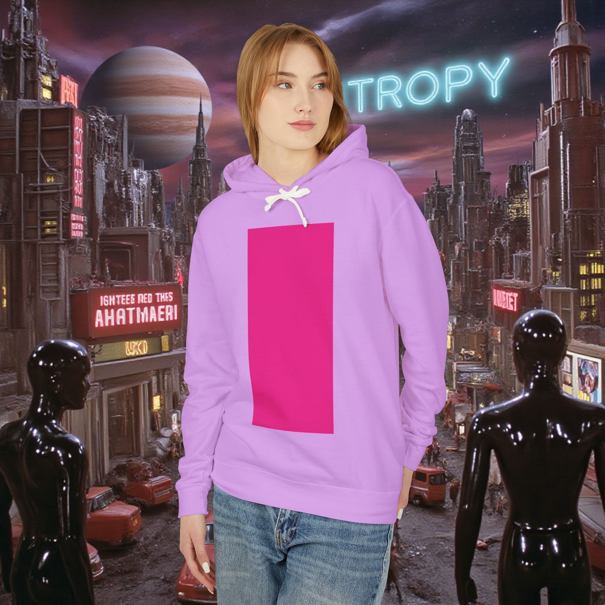 Hoodie Sweatshirt | Bright Pink