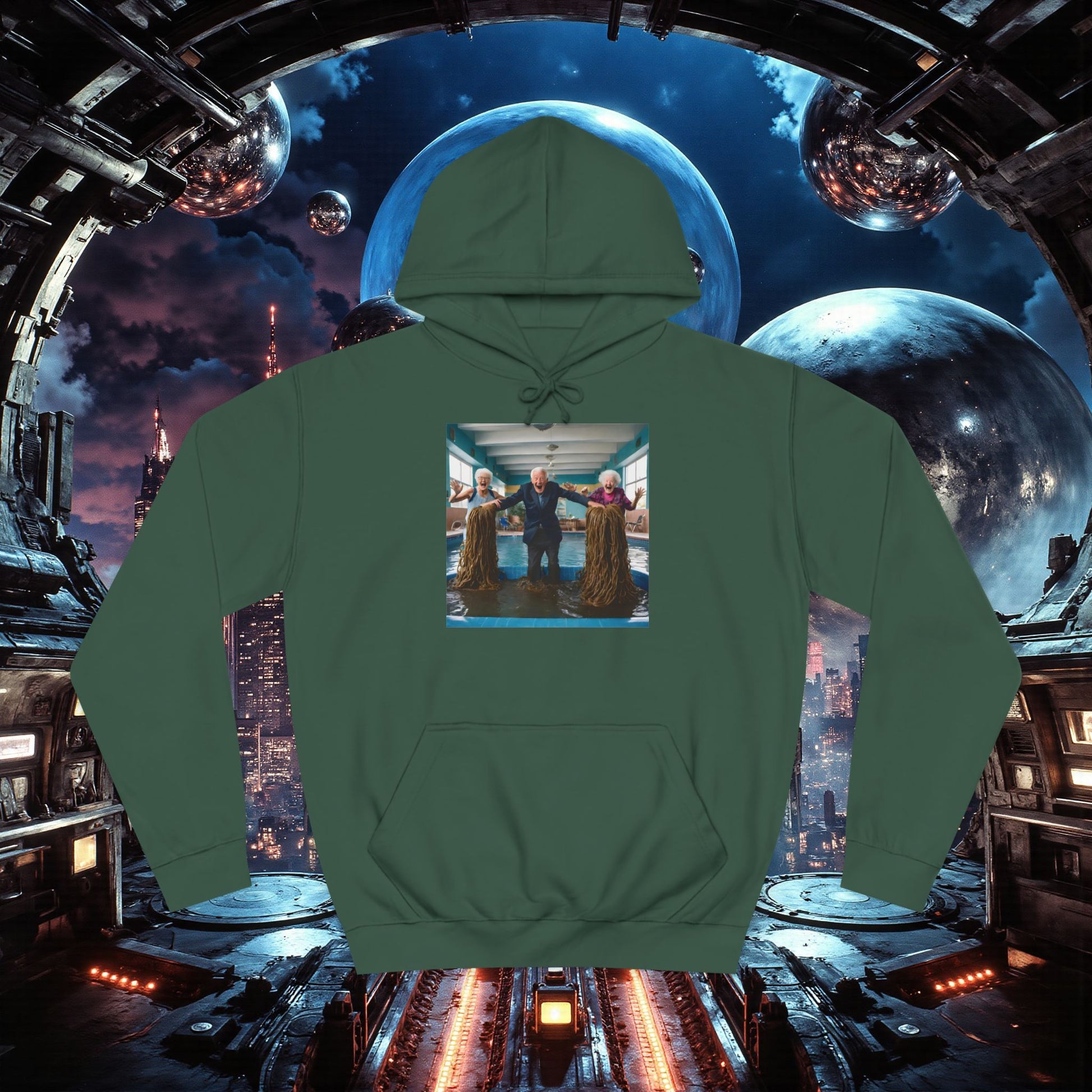 College Hoodie | Grandpa's Worm