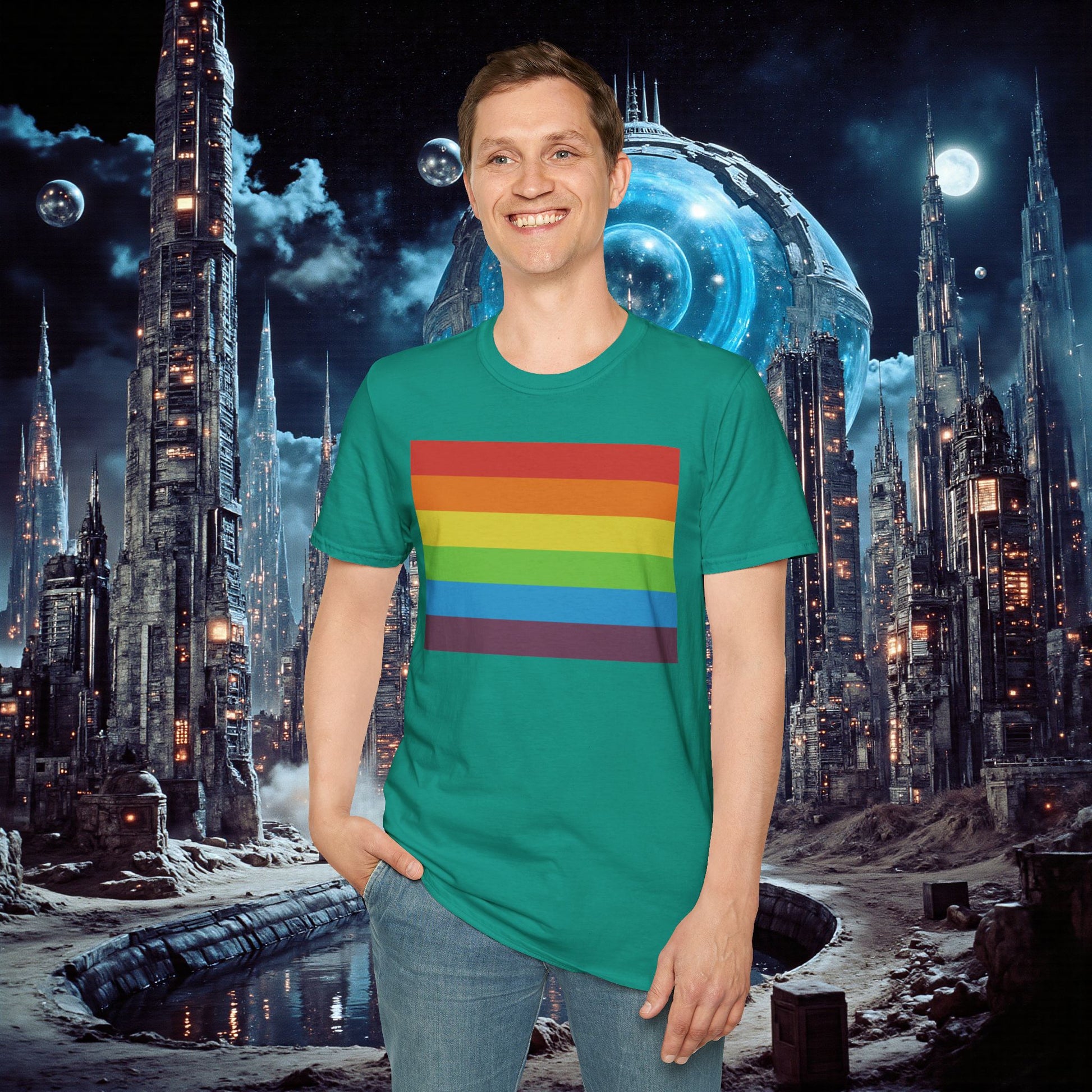 T-Shirt | Vintage Pride Flag