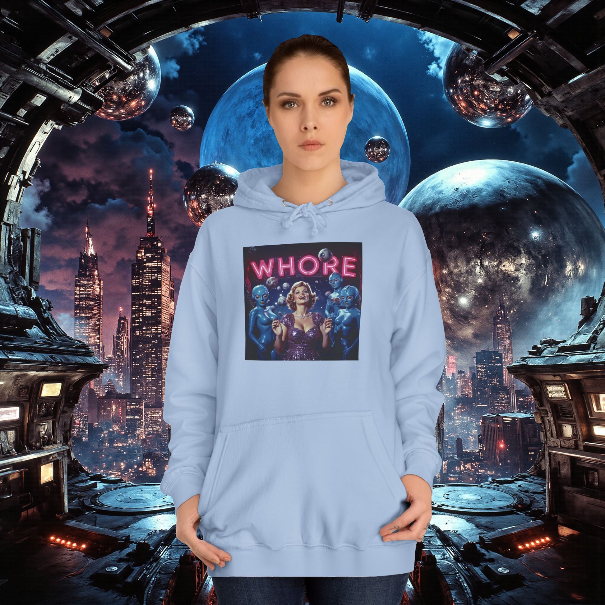 College Hoodie | WHORE
