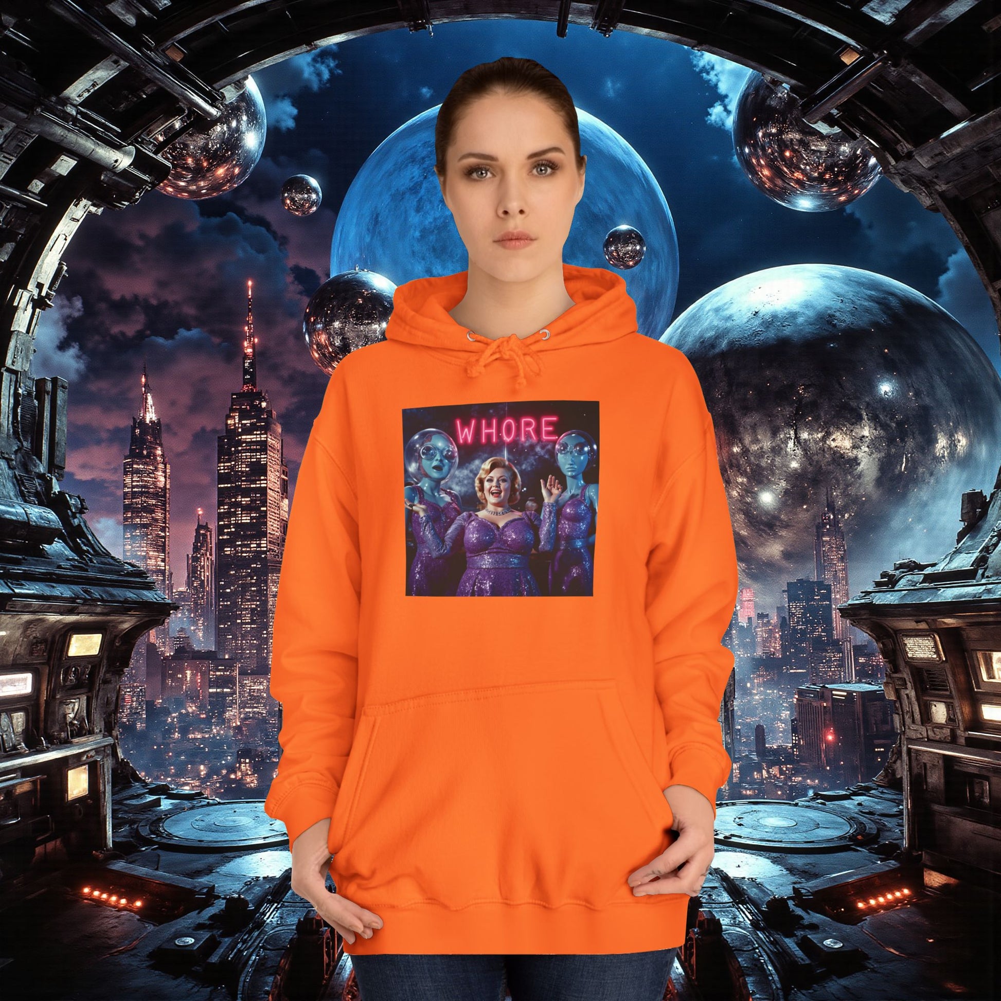 College Hoodie | WHORE