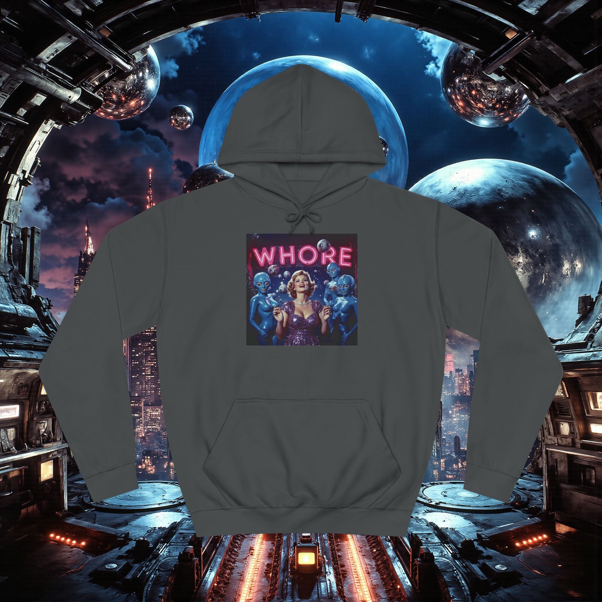College Hoodie | WHORE
