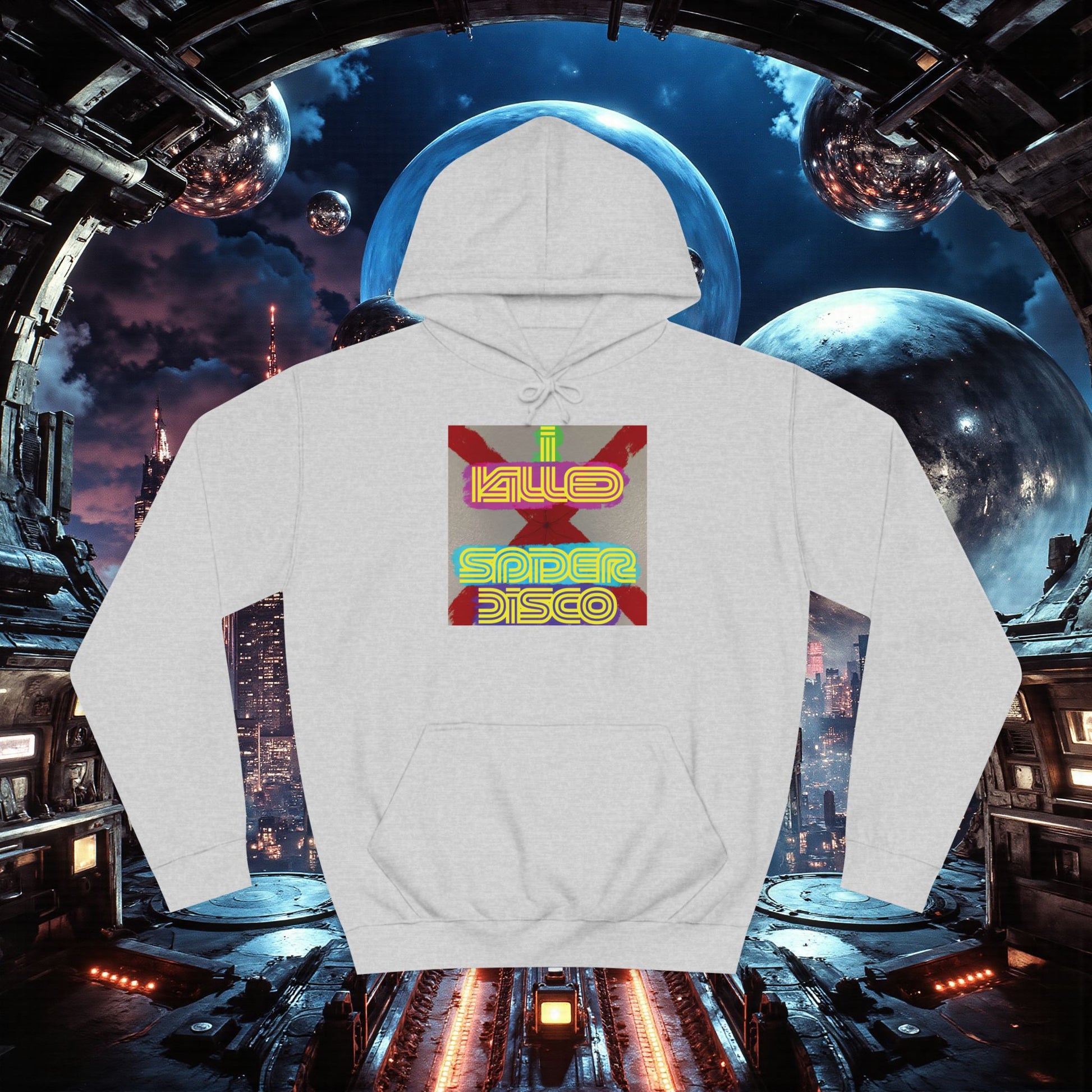 College Hoodie | I Killed Spider Disco