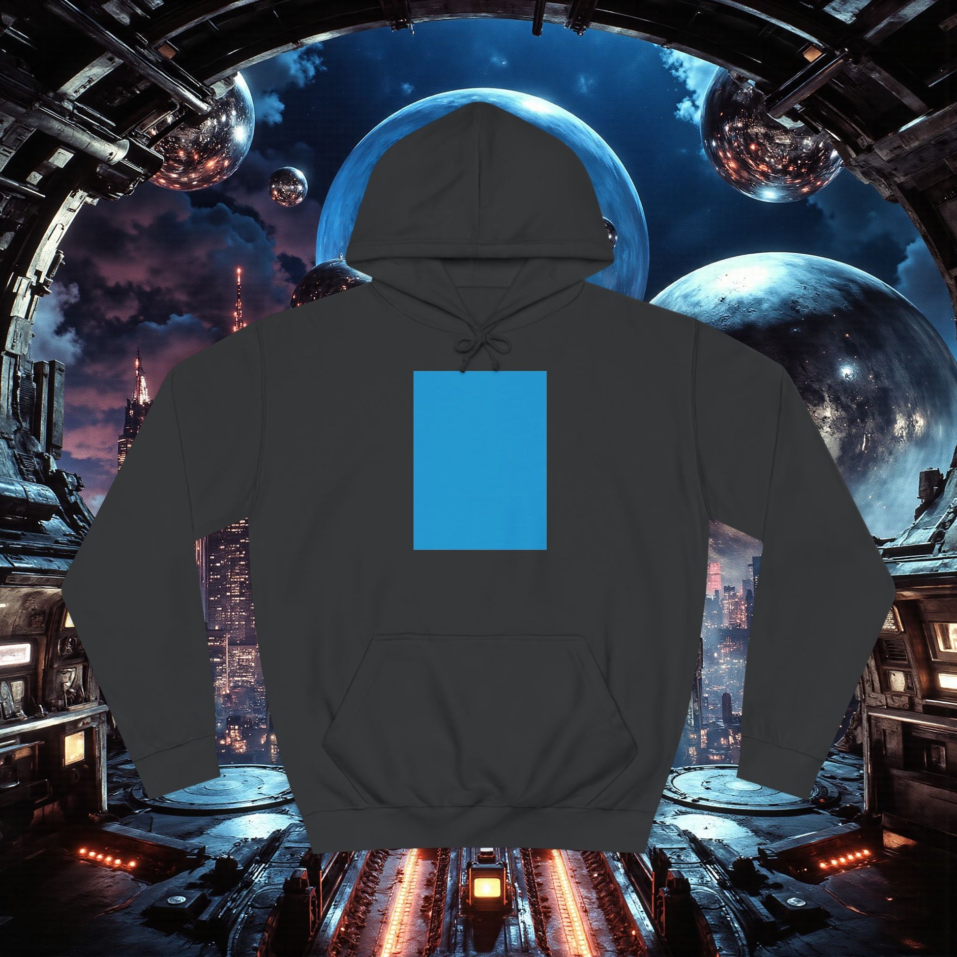 College Hoodie | Bright Blue