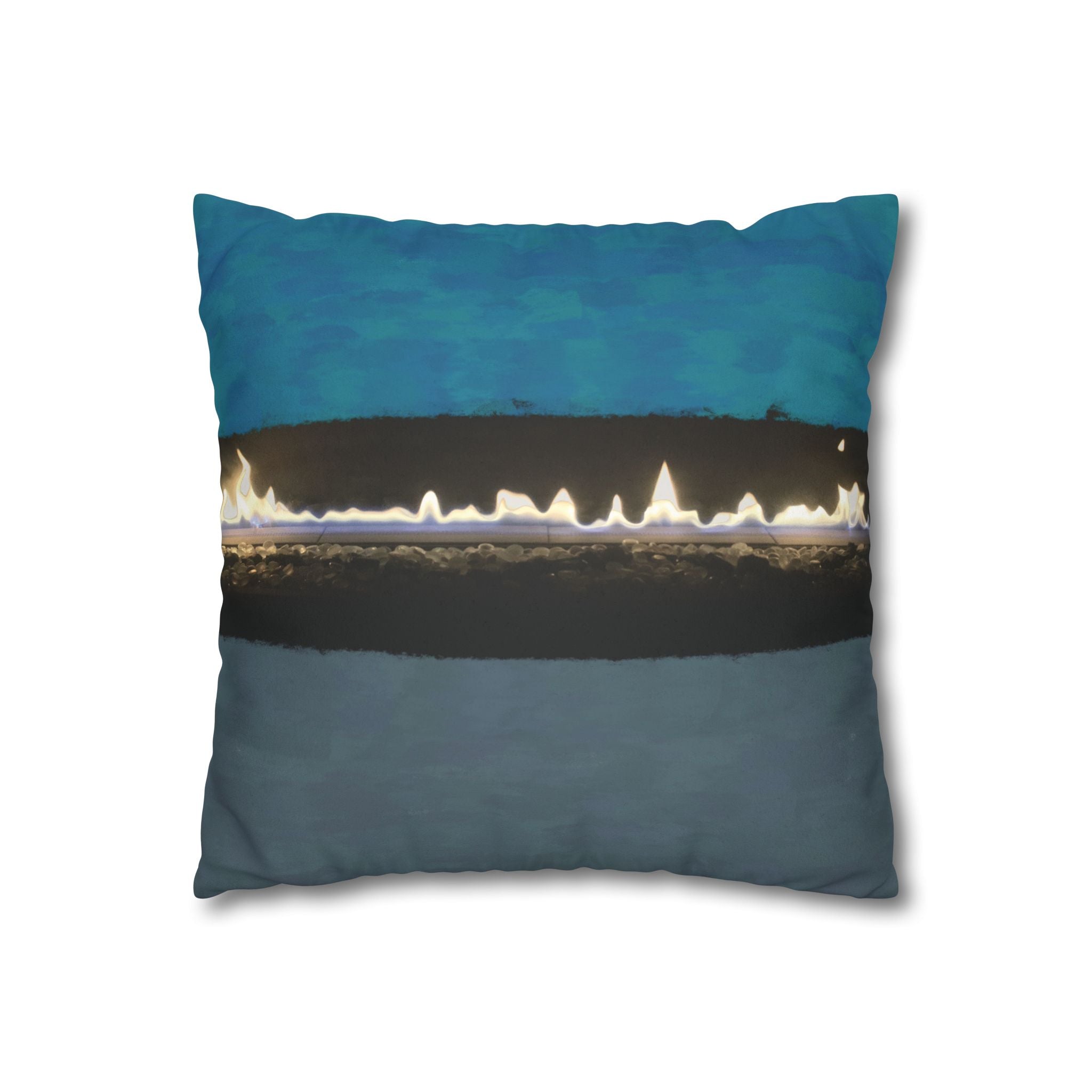 Pillow Case | Faux Suede | Matte Fire