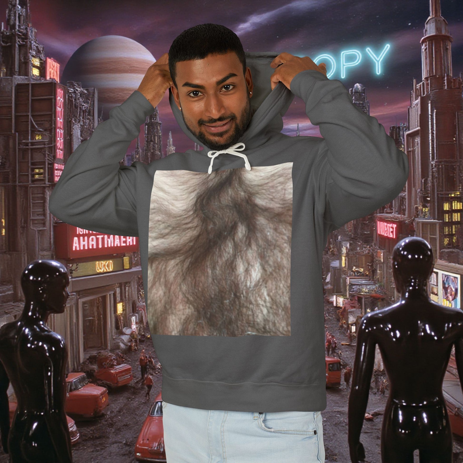Hoodie Sweatshirt | Hairy Tie Camo