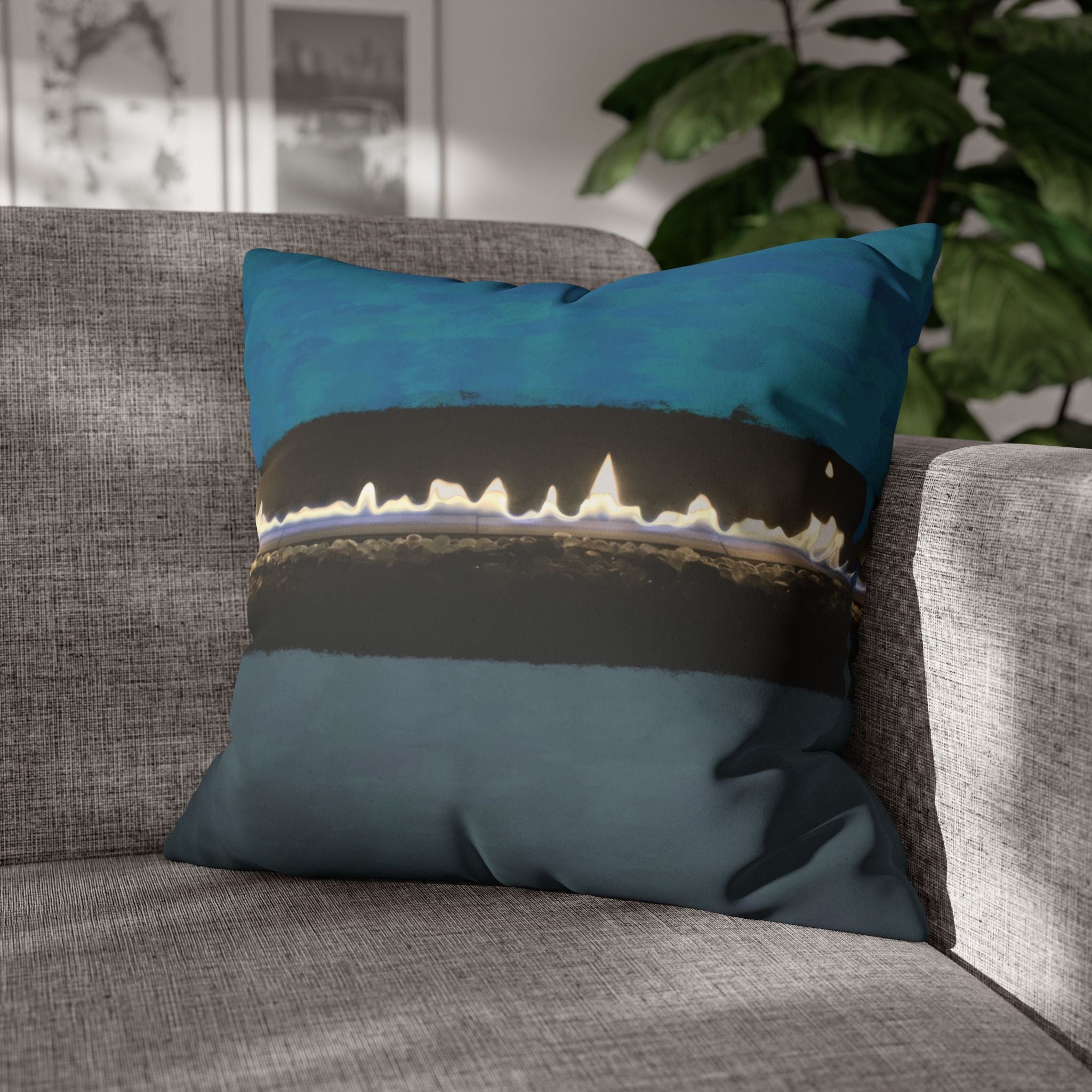 Pillow Case | Faux Suede | Matte Fire