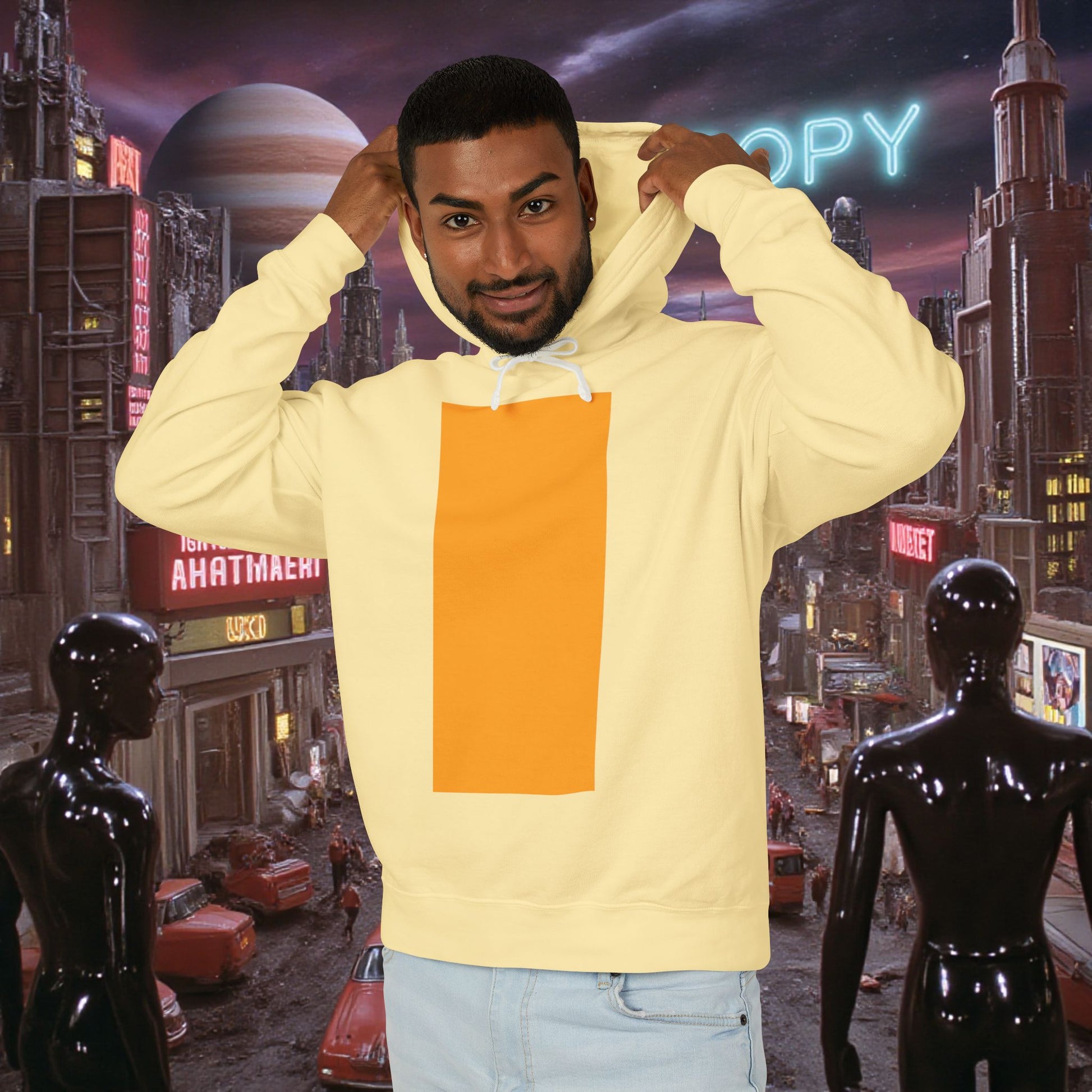 Hoodie Sweatshirt | Orange