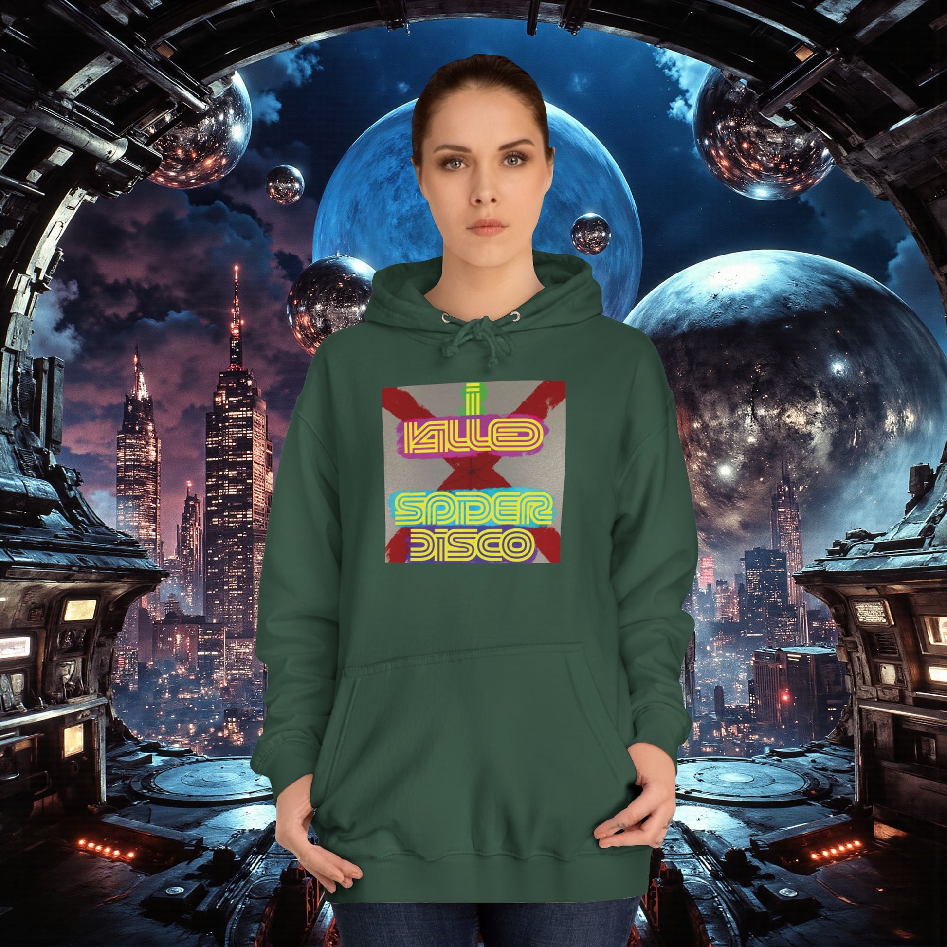 College Hoodie | I Killed Spider Disco