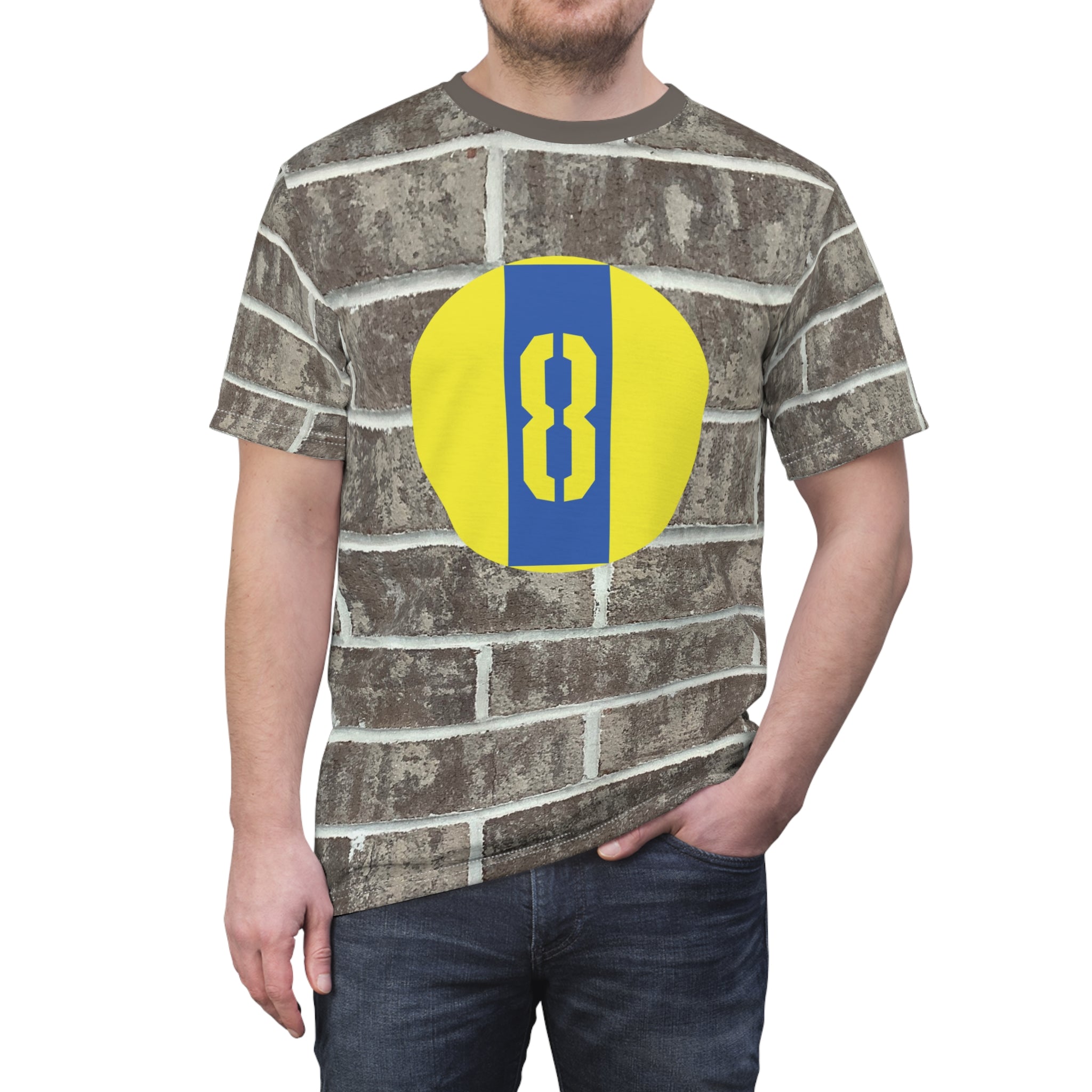 AOP Shirt | Brick Road 8 | Blue