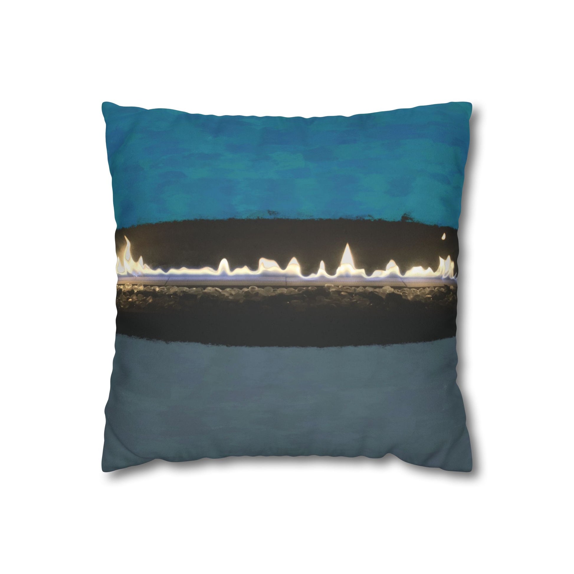 Pillow Case | Faux Suede | Matte Fire