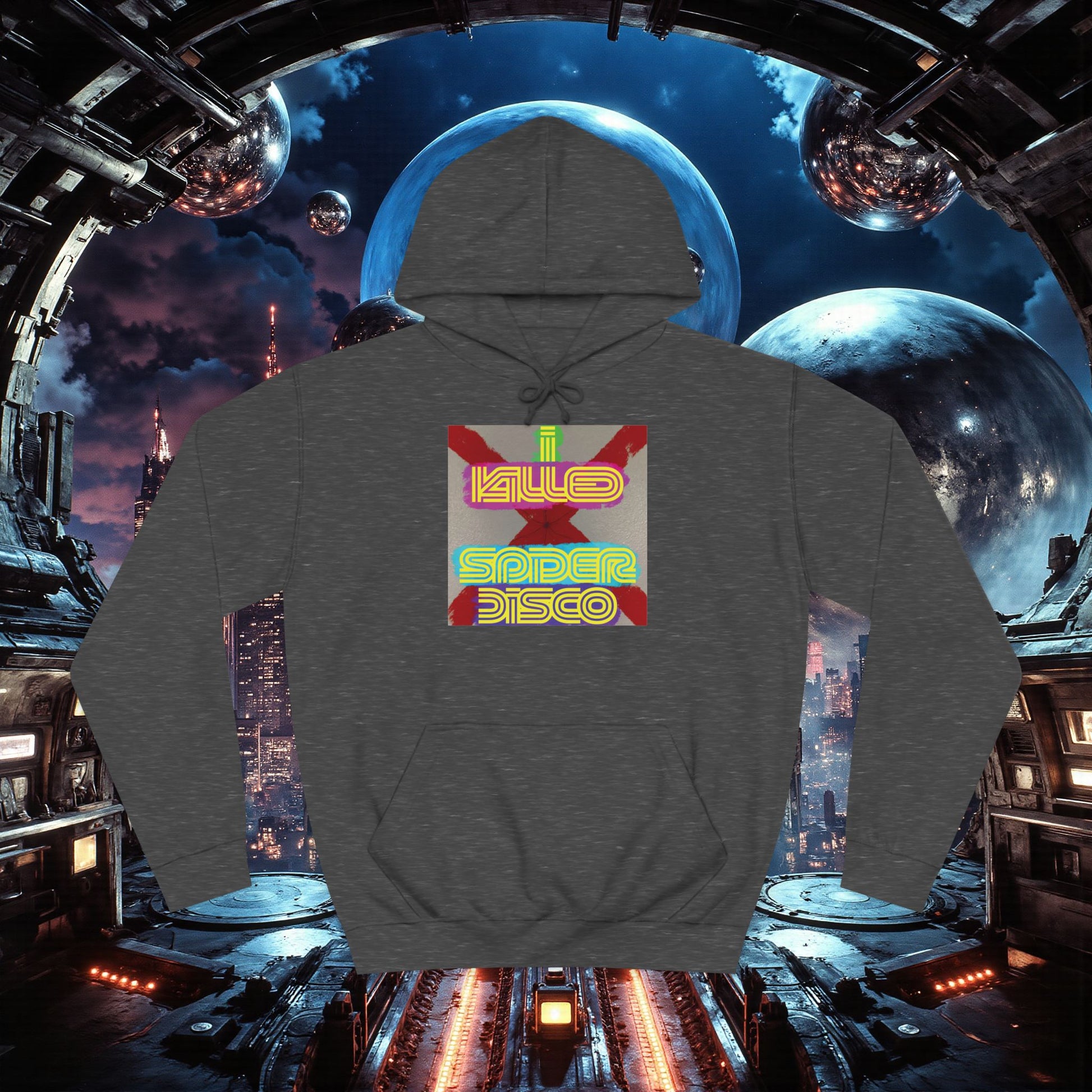 College Hoodie | I Killed Spider Disco