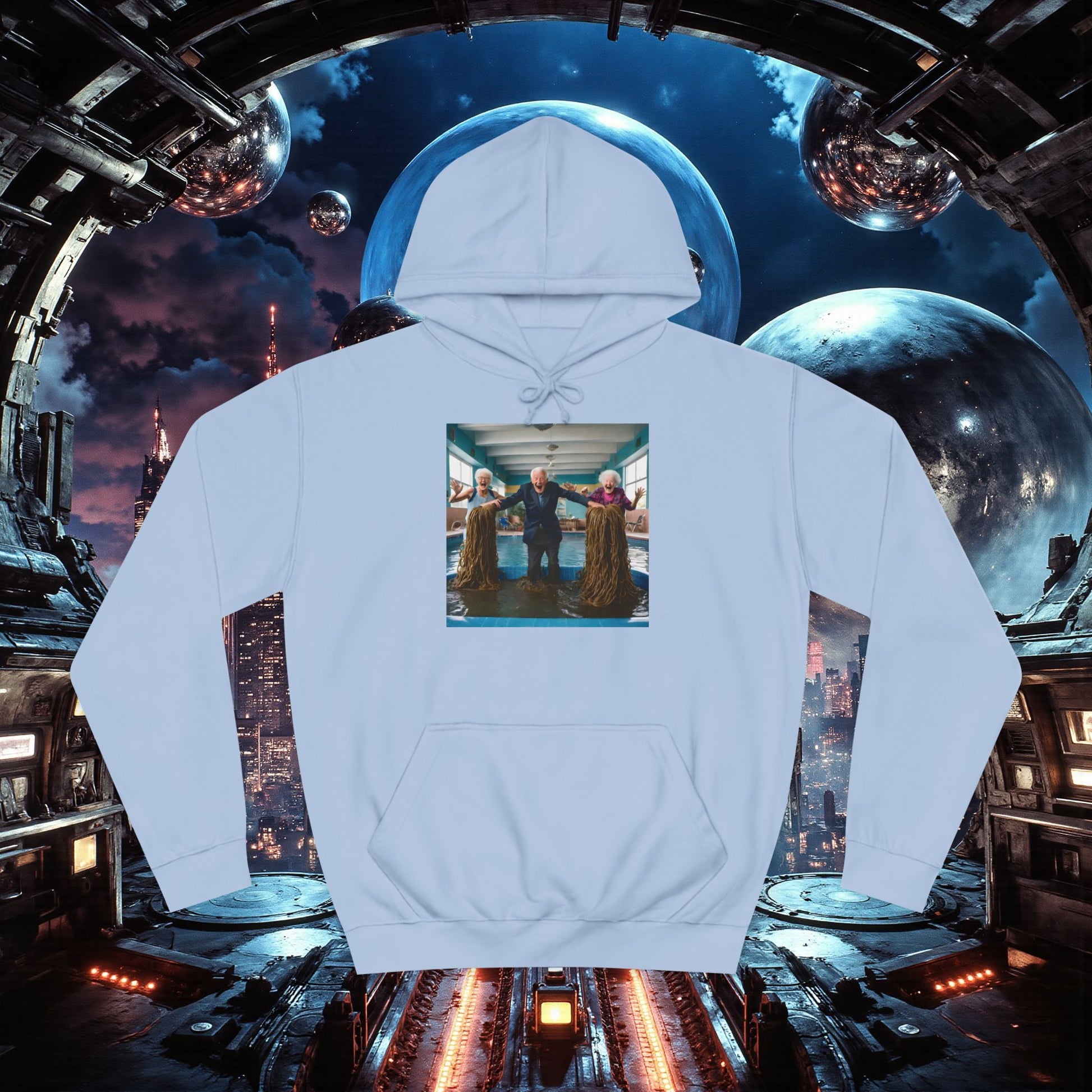 College Hoodie | Grandpa's Worm