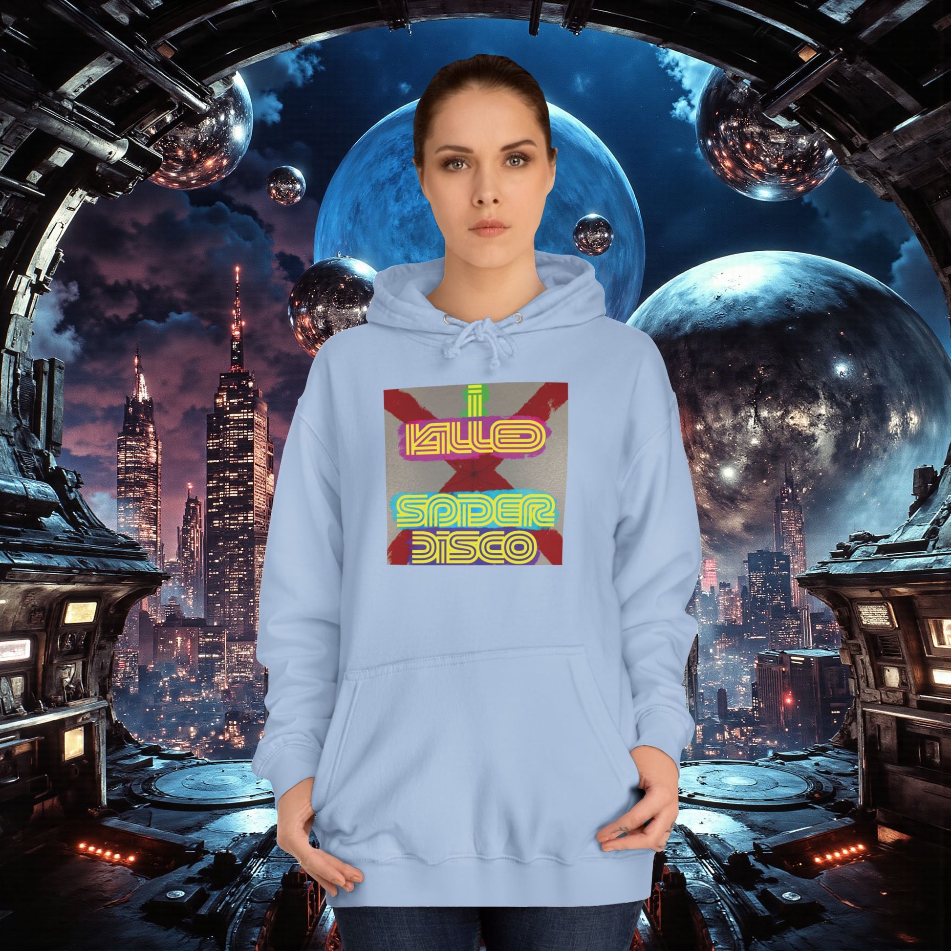 College Hoodie | I Killed Spider Disco
