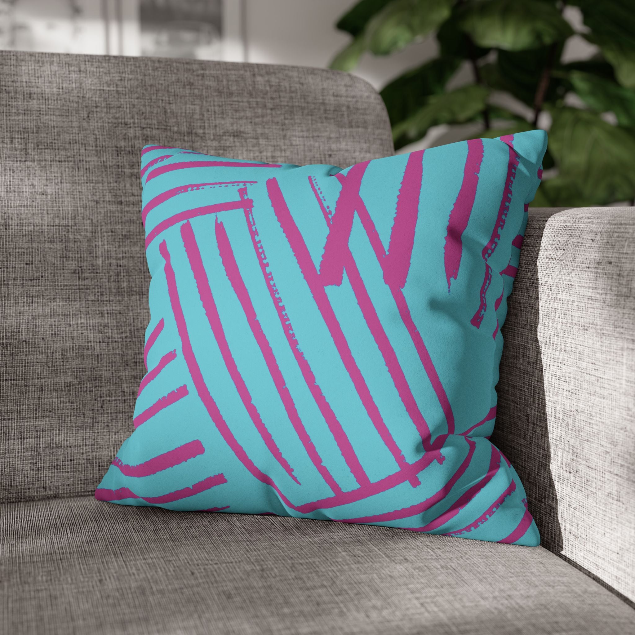Pillow Case | Faux Suede | Galaxy Hatch