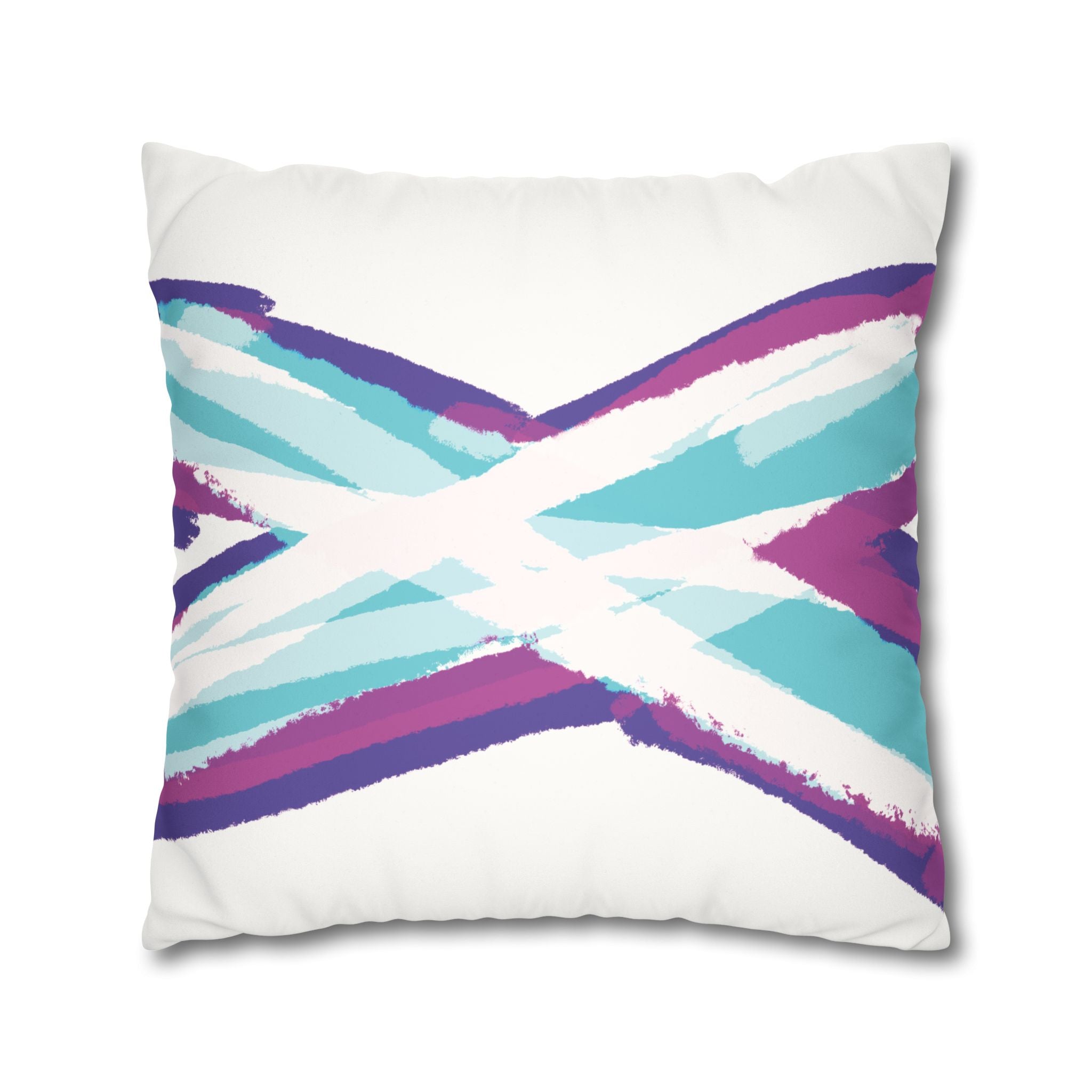 Pillow Case | Faux Suede | X