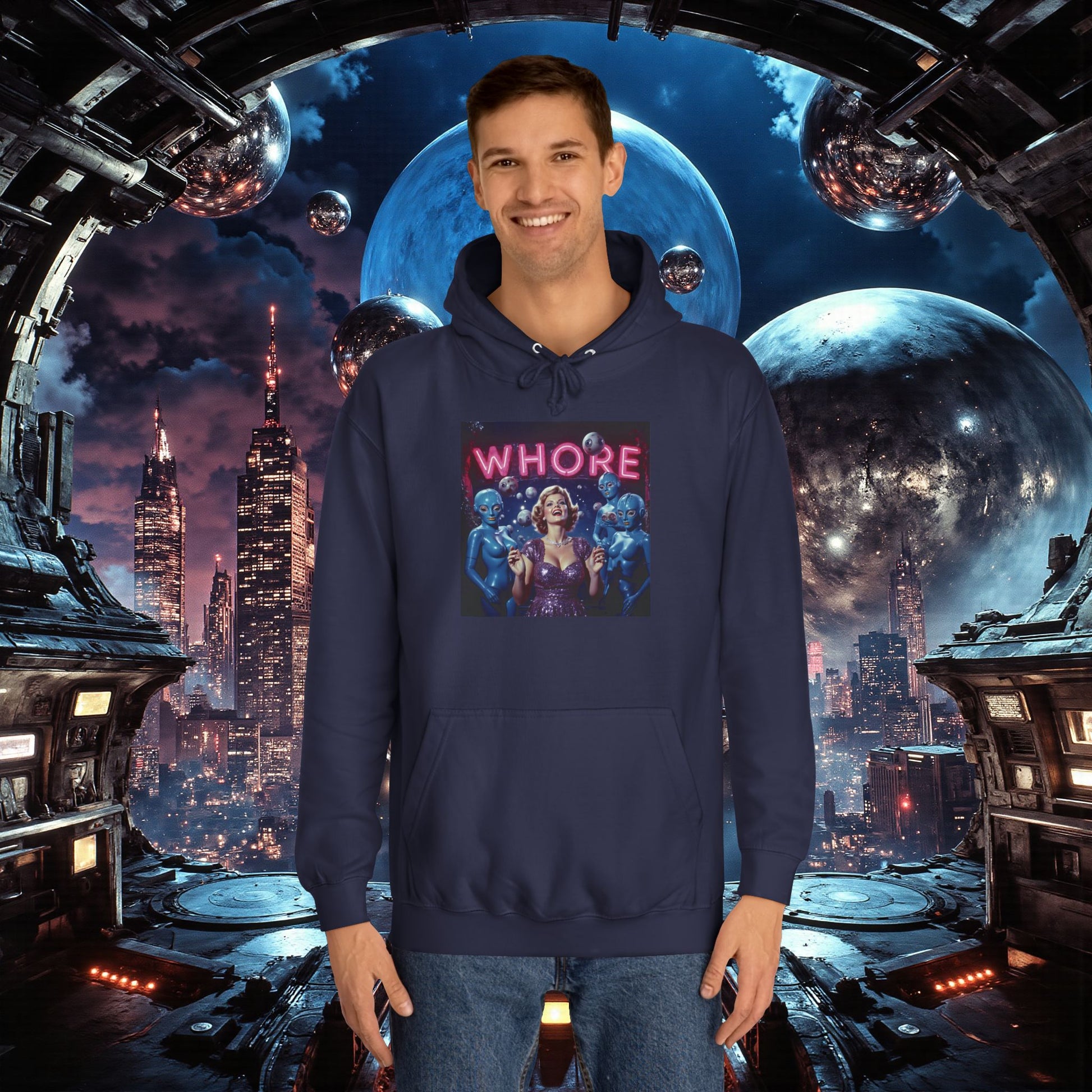 College Hoodie | WHORE