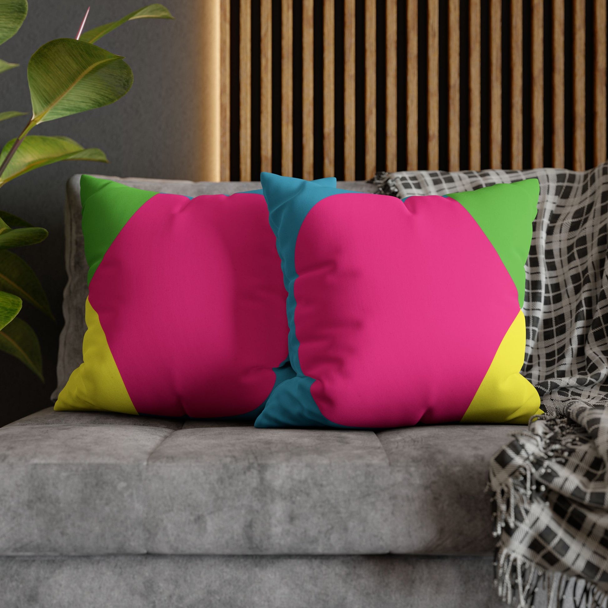 Pillow Case | Faux Suede | Color War