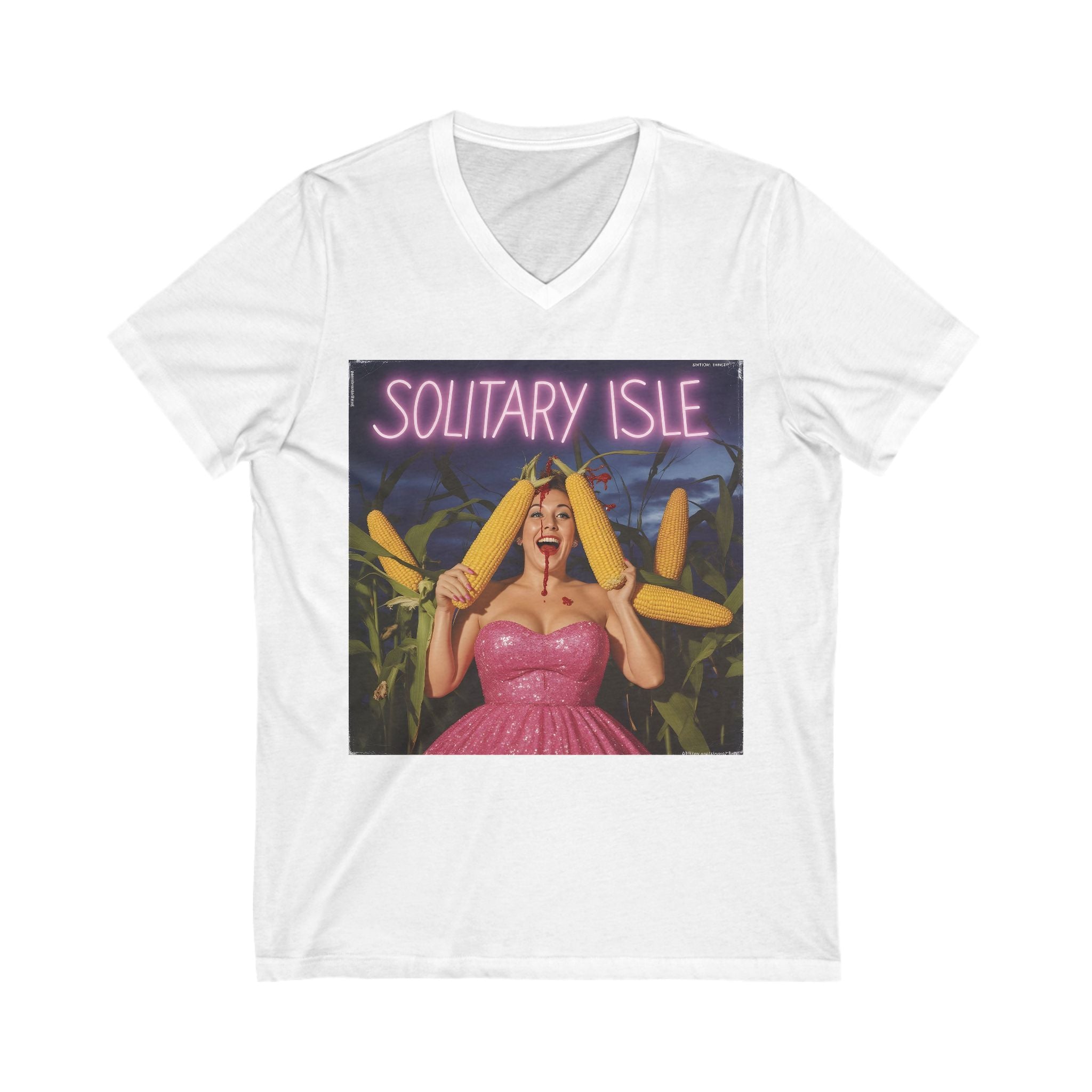 V-Neck T-Shirt | SOLITARY ISLE CORN