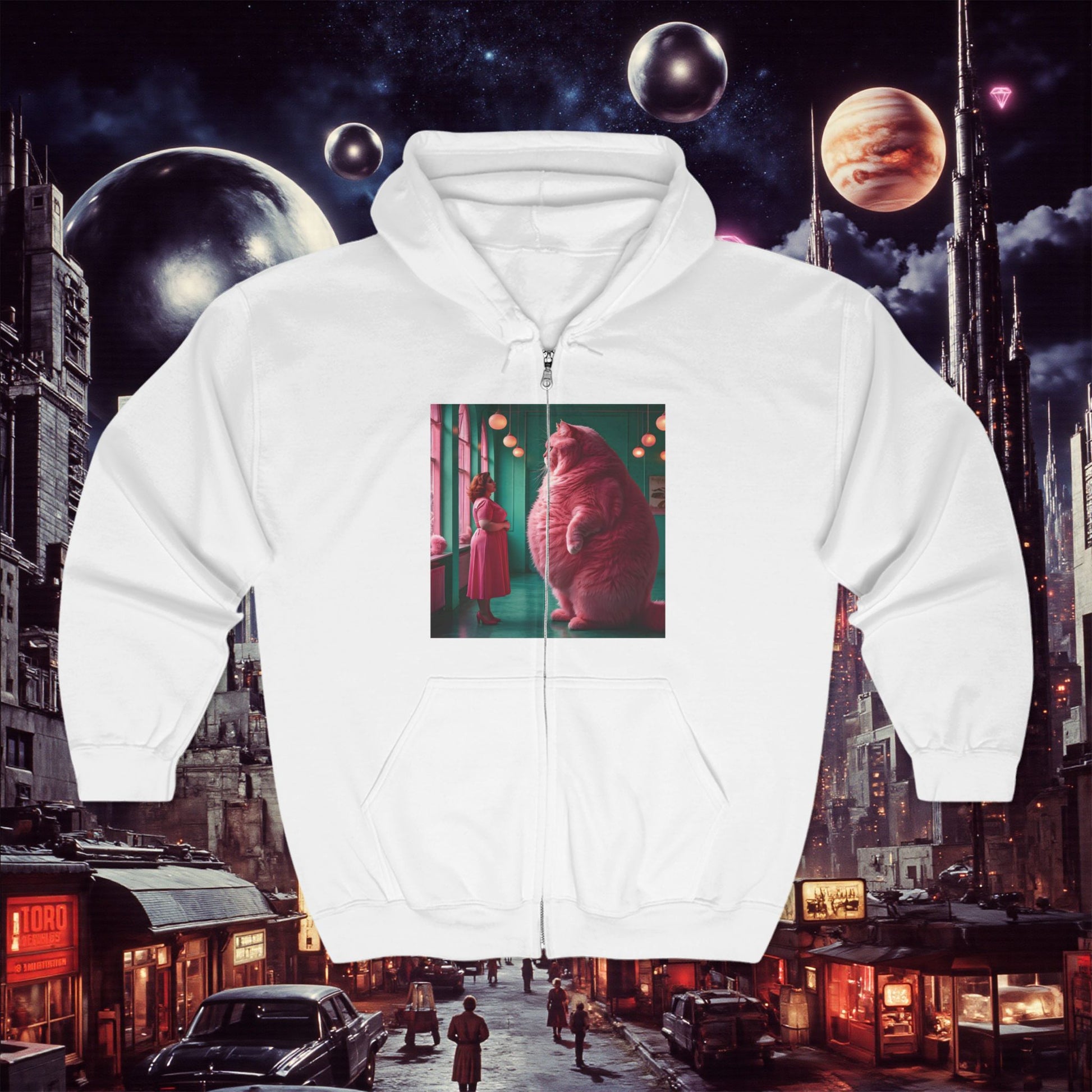 Zip Hoodie | Pink Pussy