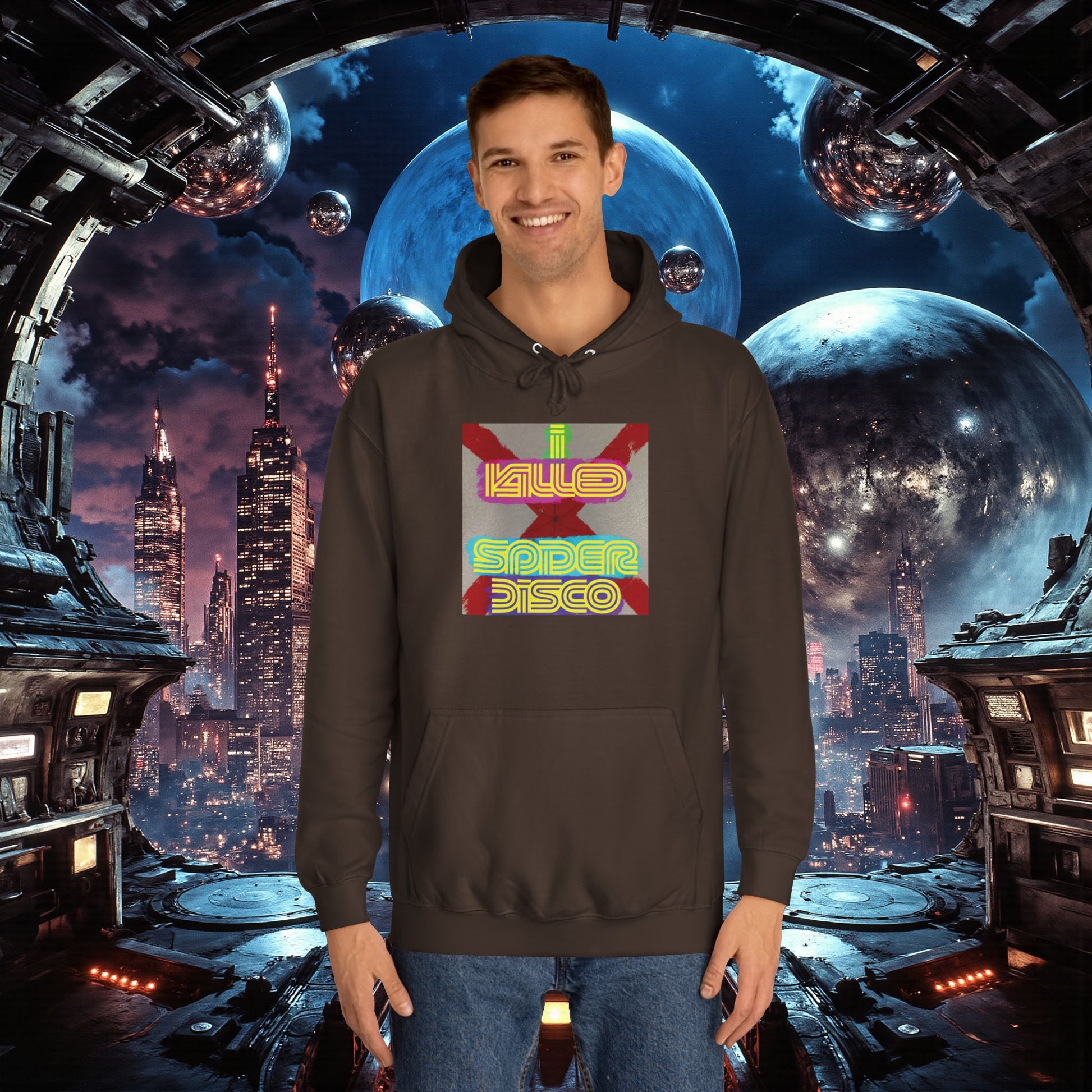College Hoodie | I Killed Spider Disco
