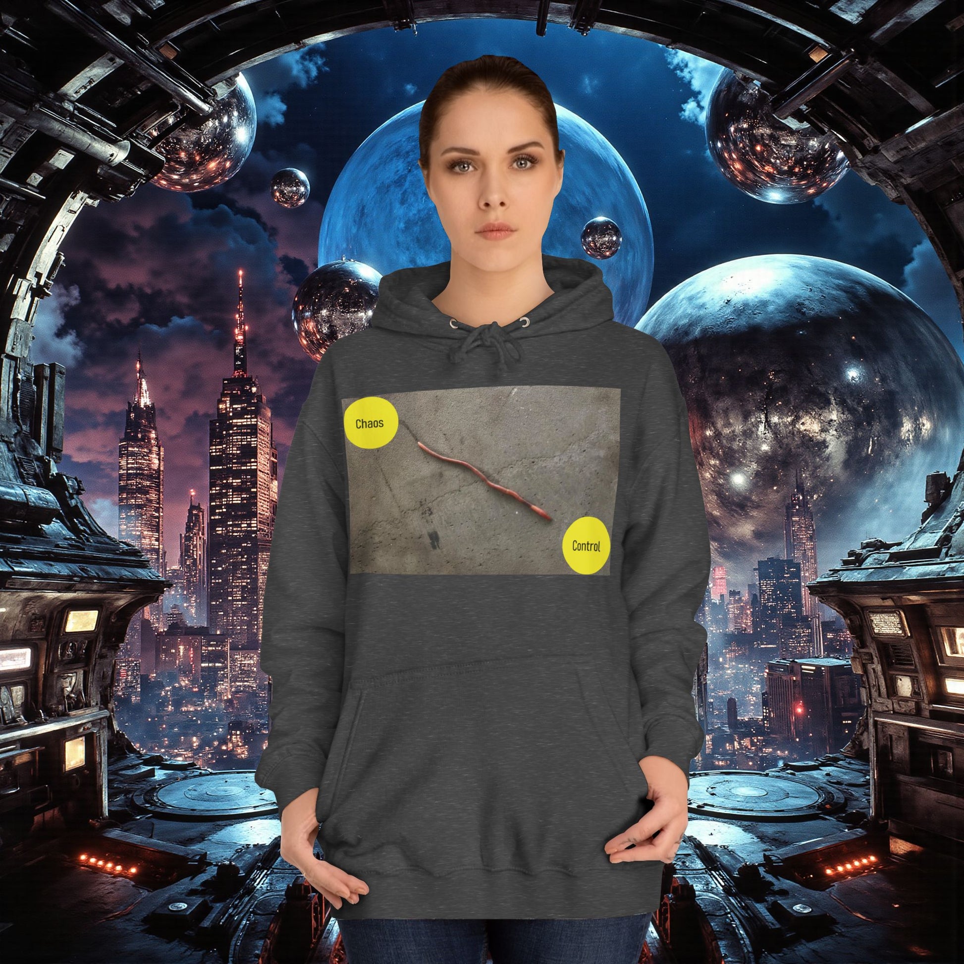 College Hoodie | Control The Chaos Control The Worm